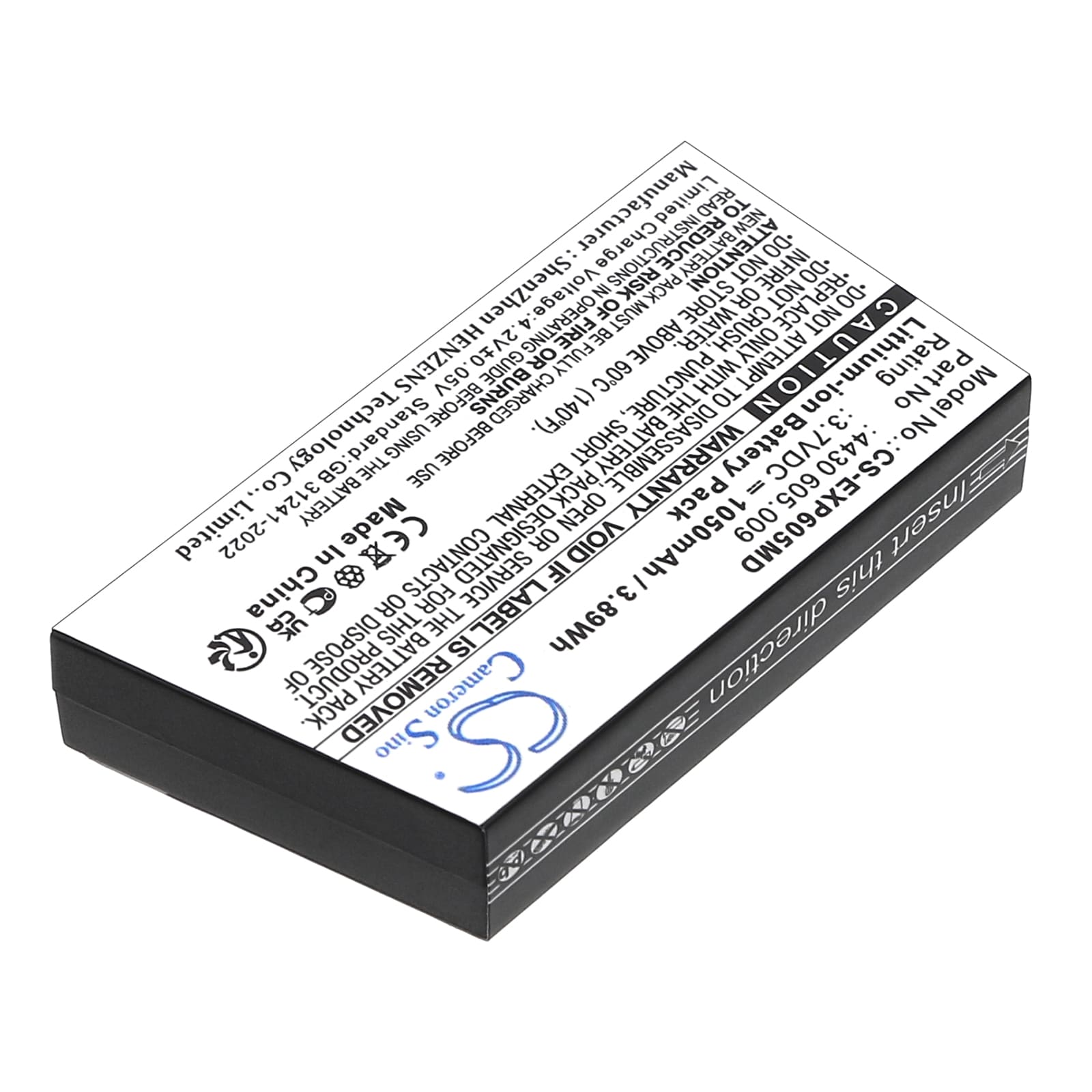 Batteri for medisinsk bruk for Eppendorf Easypet 3