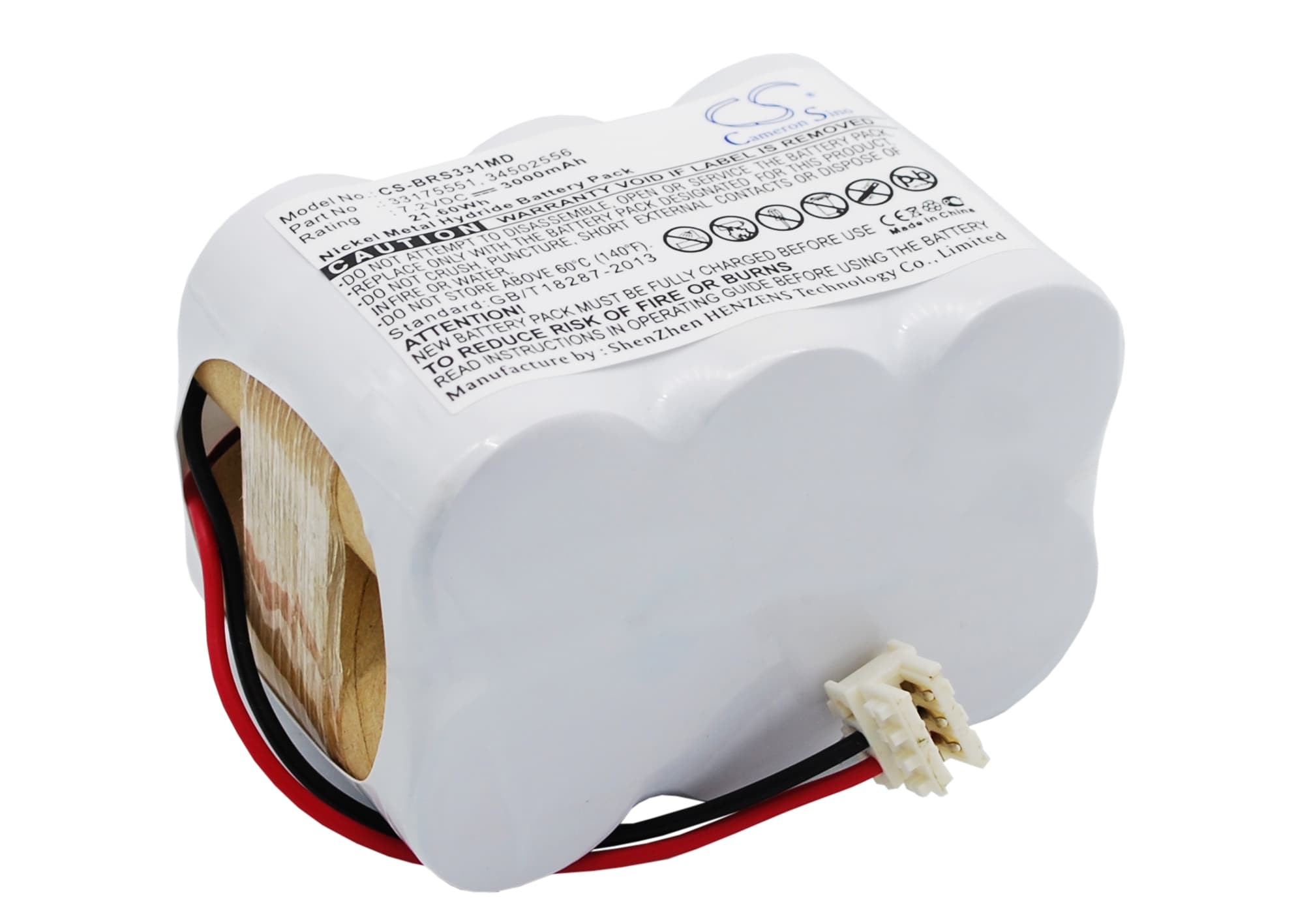 Batteri for medisinsk for Braun Vista Basic, Vista Basic infusjonspumpe