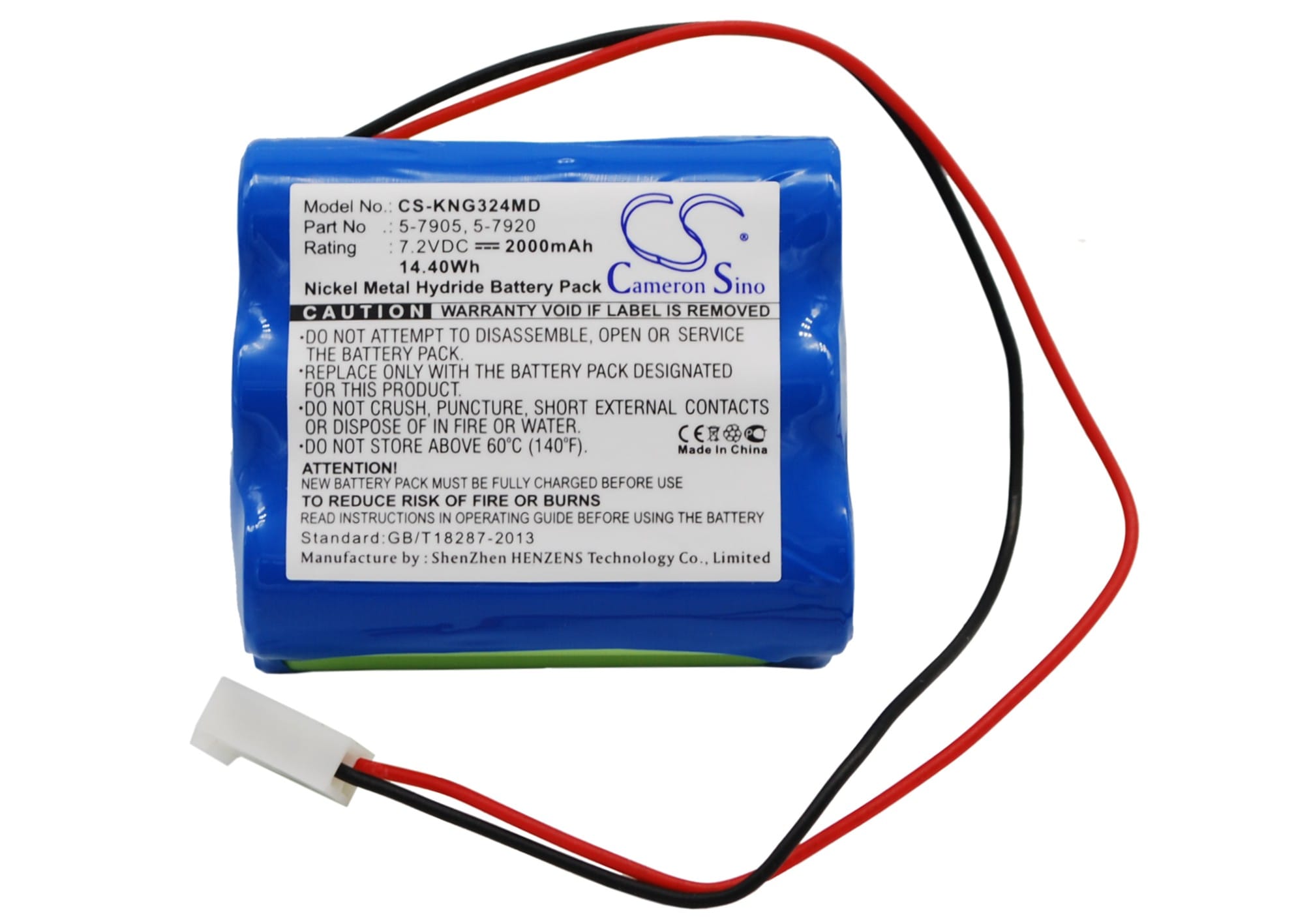 Batteri til Medical for Kangaroo Control Enteral Feeding Pump, pumpe 324