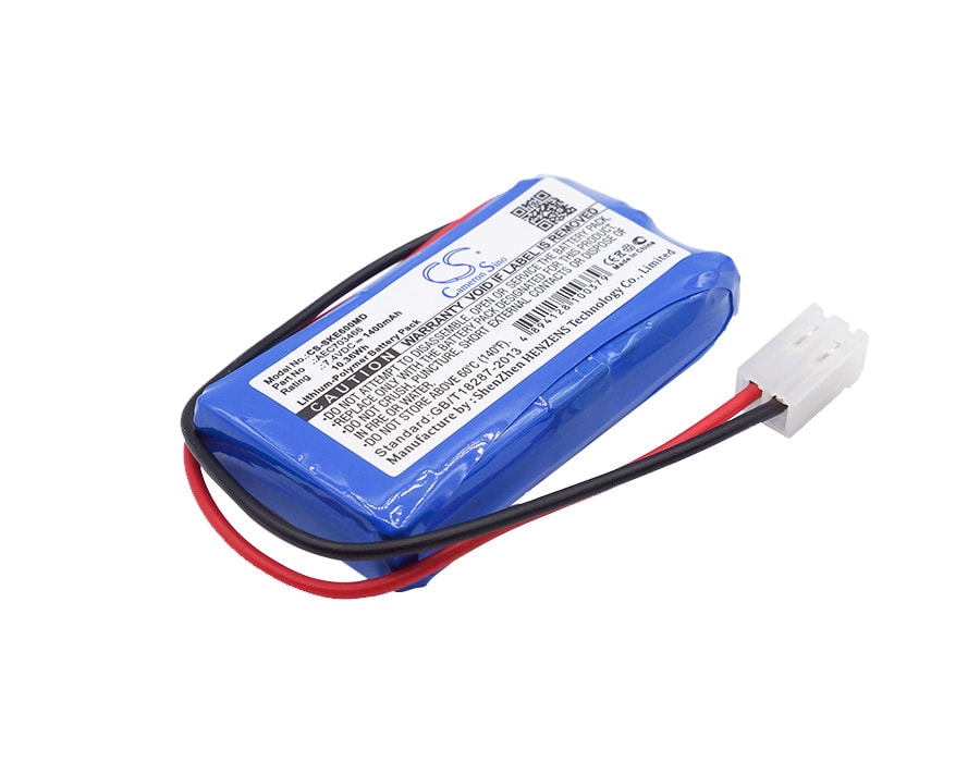 Batteri til medisinsk bruk for Shenke SK-500I infusjonspumpe, SK-600I infusjonspumpe osv.