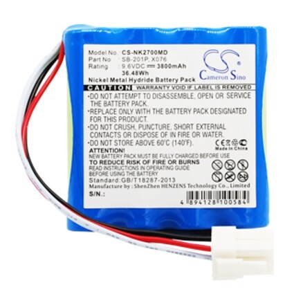 Batteri for medisinsk bruk for Nihon Kohden PVM-2700, PVM-2703, PVM-2701 og andre.