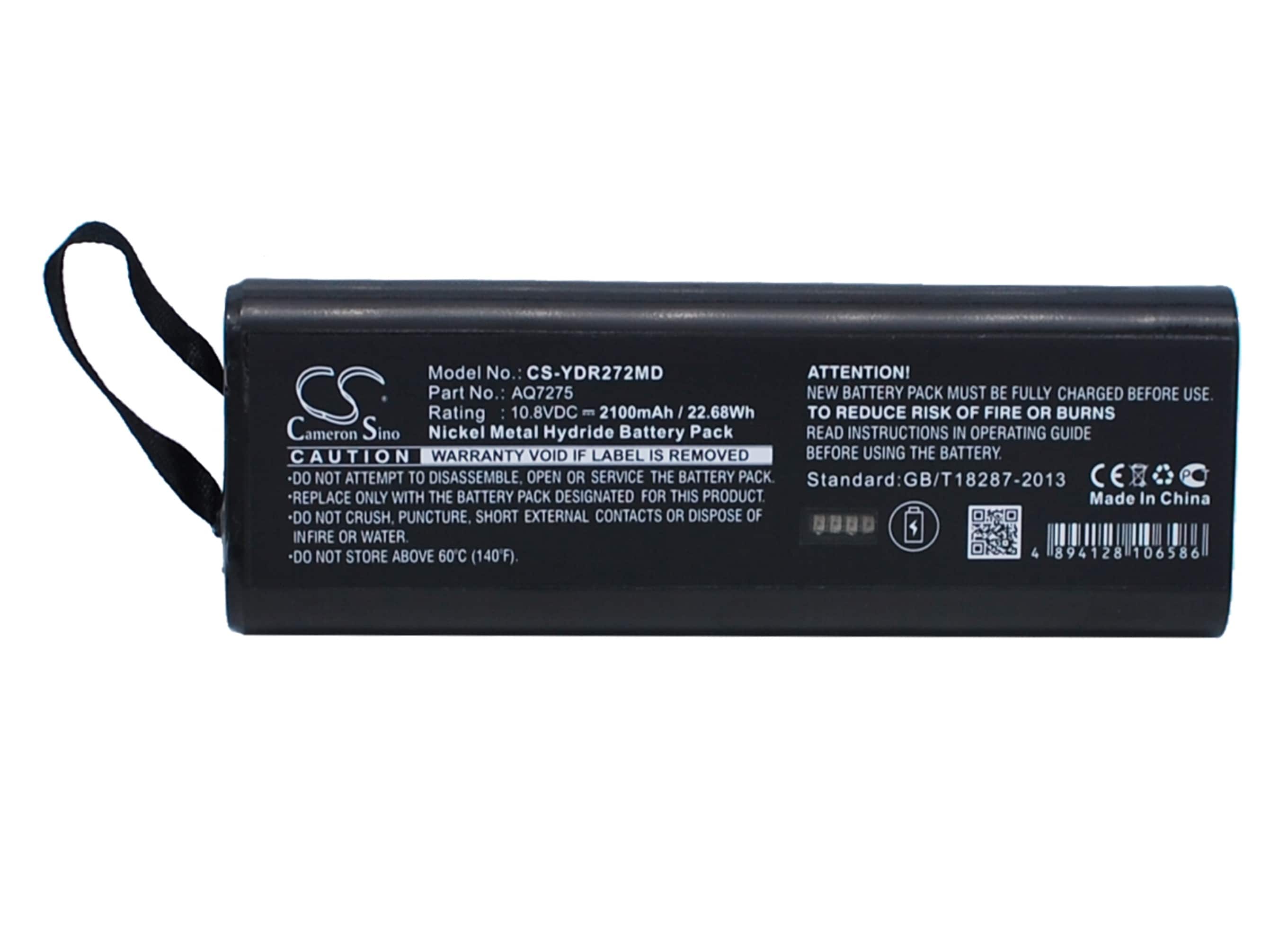 Batteri for medisinsk bruk for Yokogawa OTDR AQ7275, OTDR AQ7270, AQ7275 og andre.