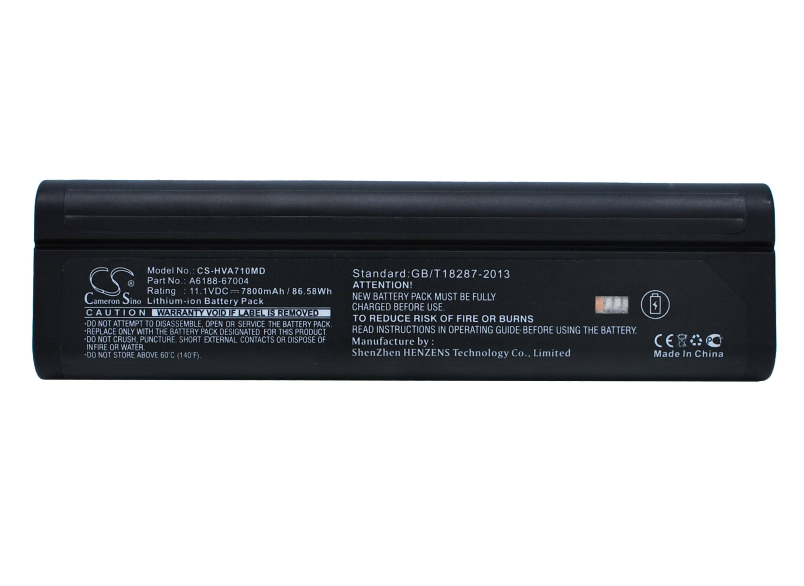 Batteri for medisinsk bruk for Yokogawa AQ7282A, AQ7283A, AQ7284A og andre.
