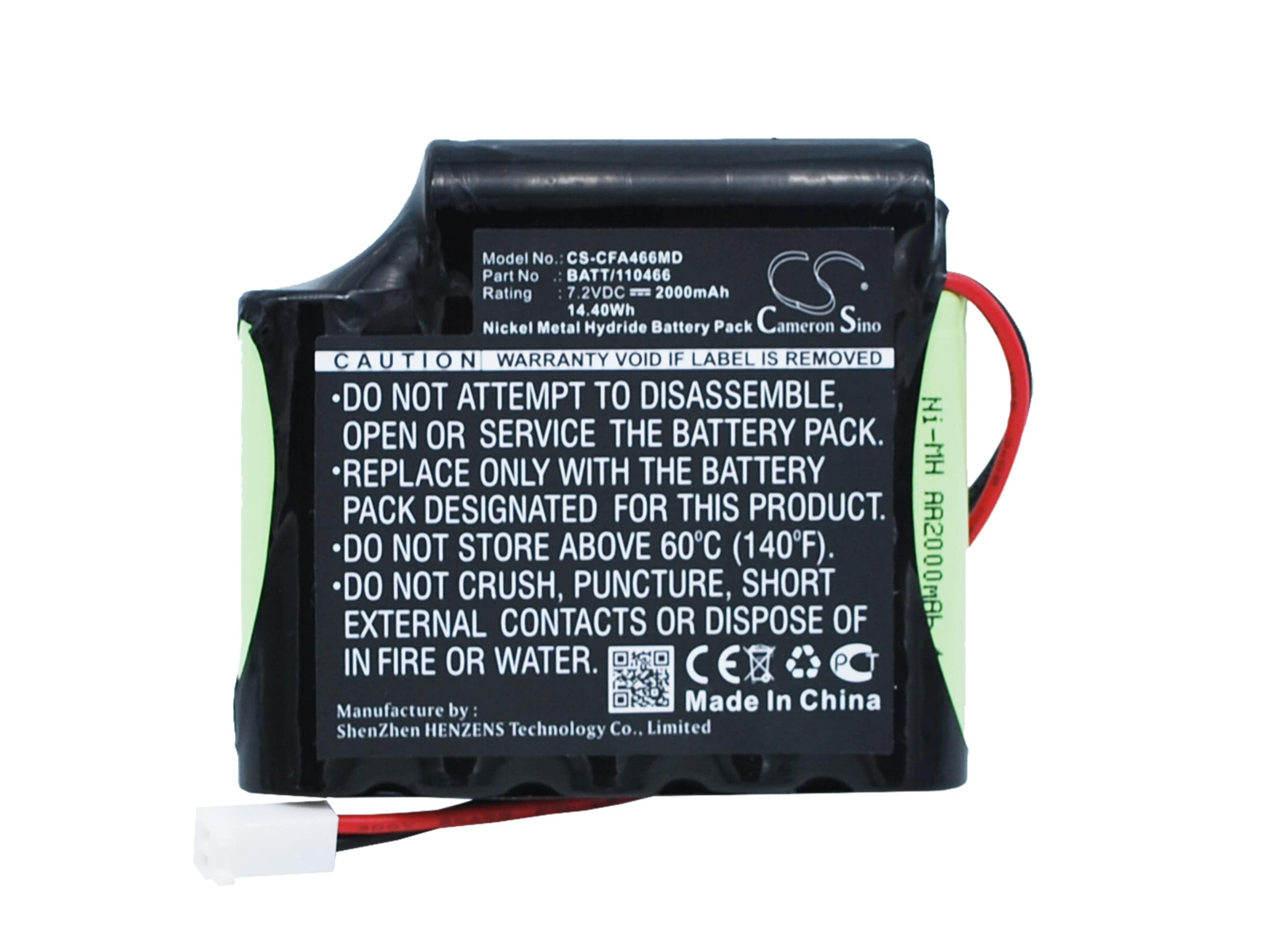 Batteri til Medical for Stimulator A1B, DK7-088-0200, Globus MyStim og andre.