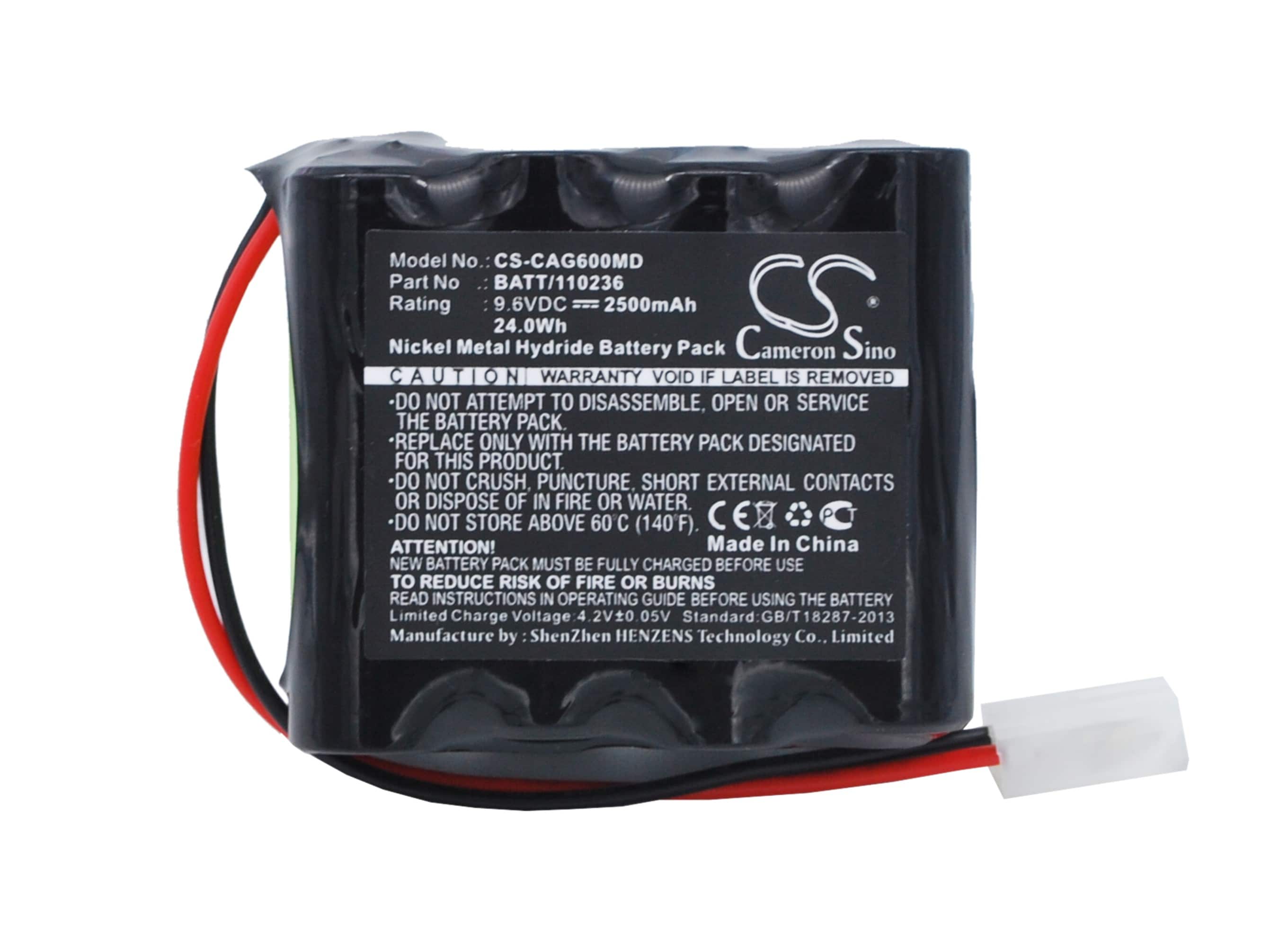 Batteri til Medical for Colson ECG Cardiette AR600