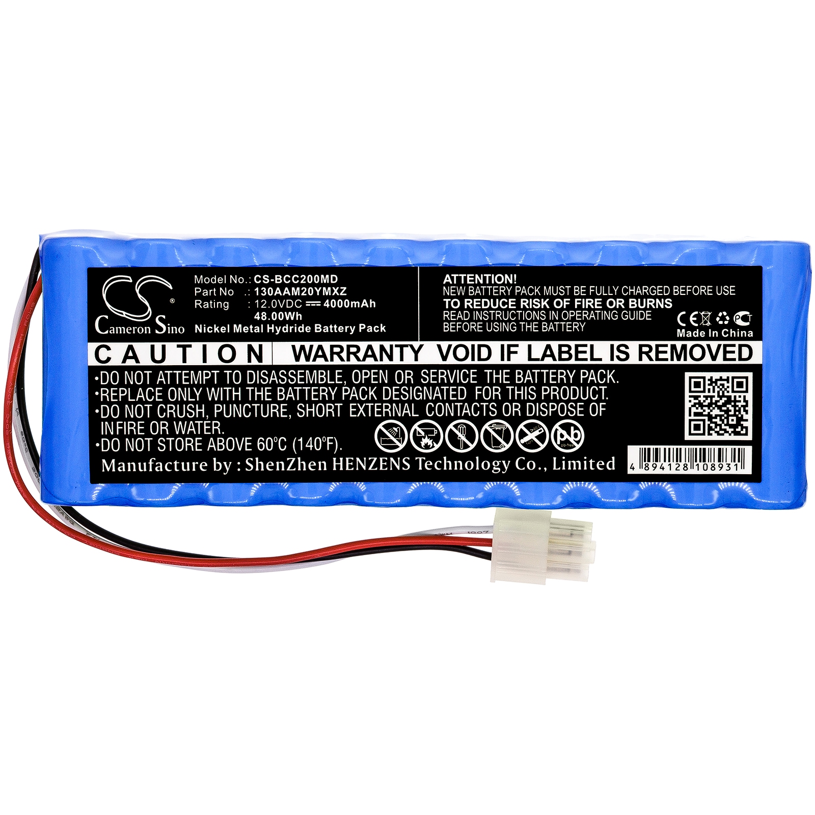 Batteri for Medical for Medical Econet Cardio M, Cardio M Plus, Econte Cardio M+