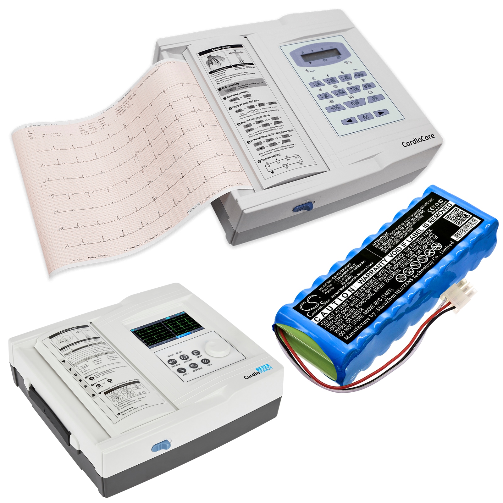 Batteri for Medical for Medical Econet Cardio M, Cardio M Plus, Econte Cardio M+