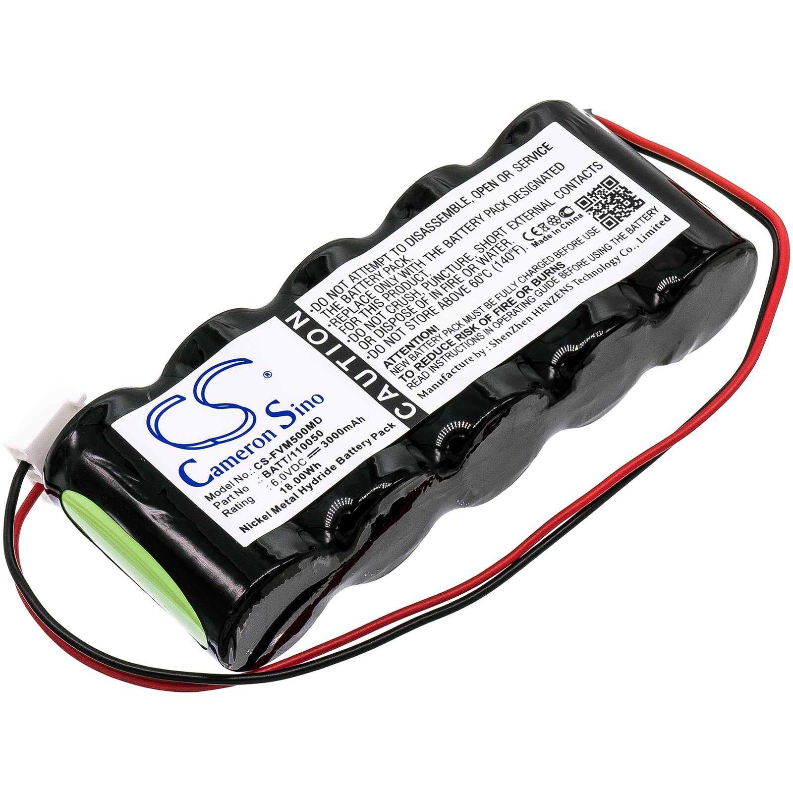 Batteri for medisinsk utstyr til Fresenius MCM500, MCM500D