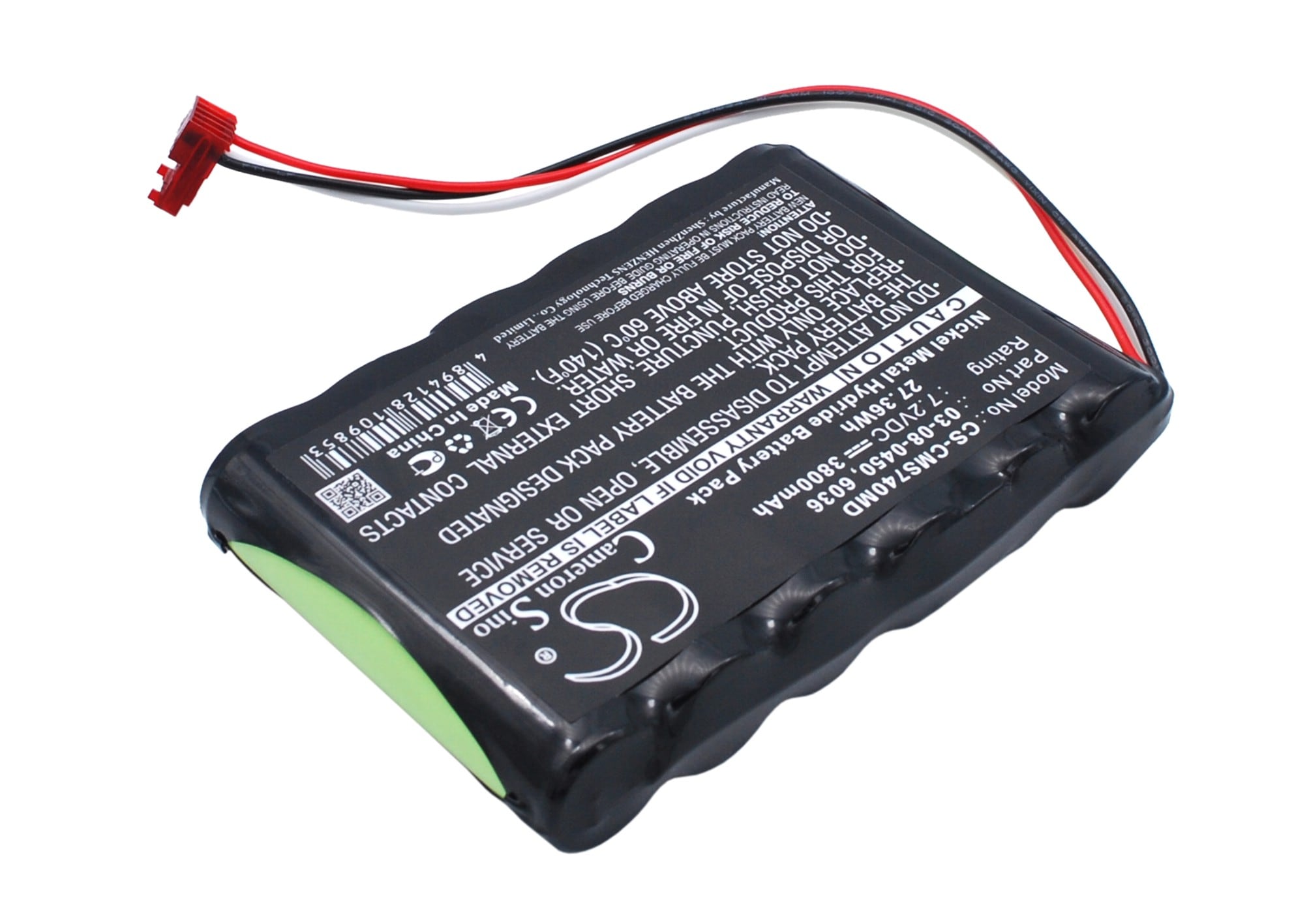 Batteri for medisinsk bruk til Casmed 740, 750, 940X osv.