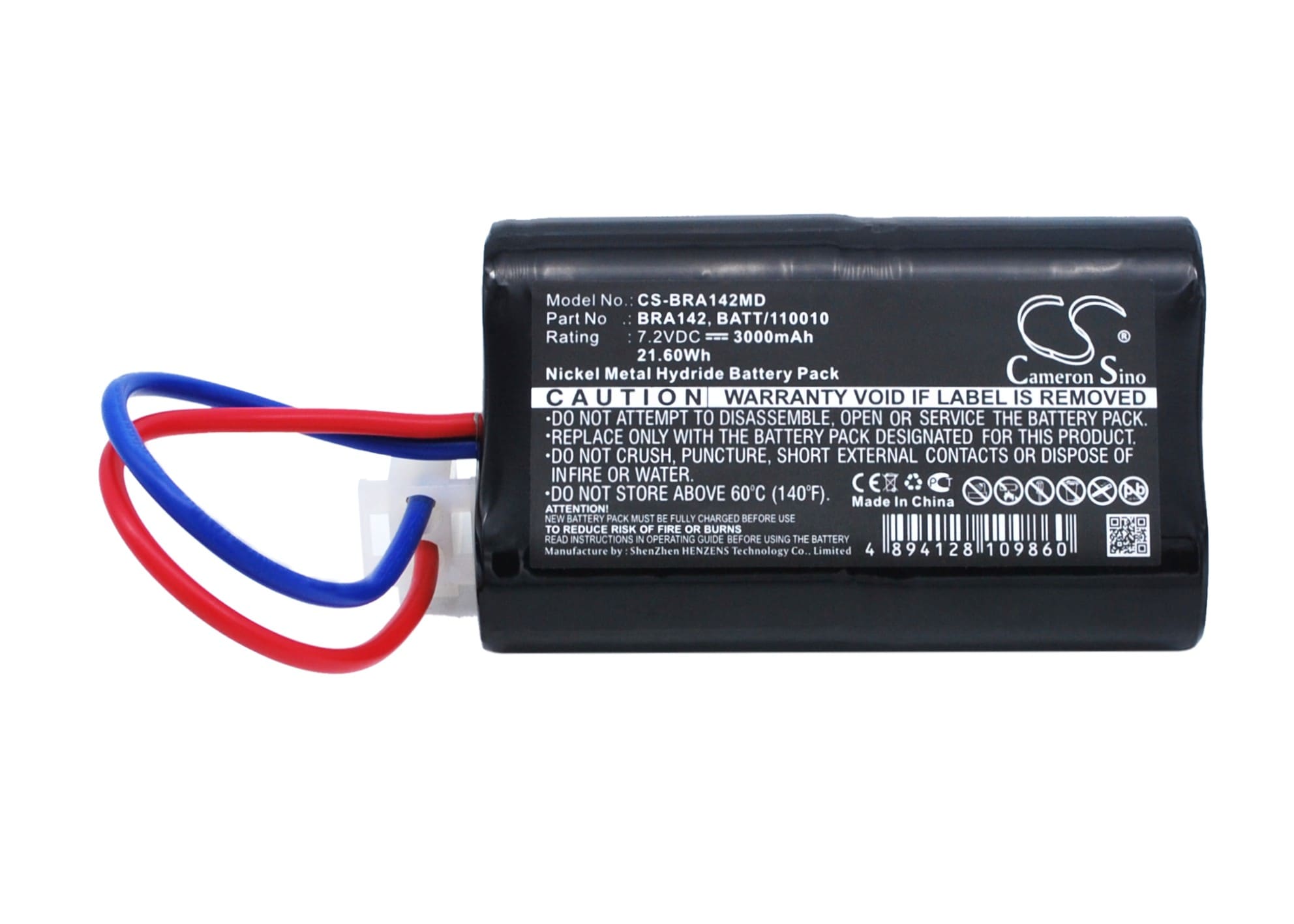 Batteri for medisinsk for Braun Perfusor FT91, Perfusor F, Perfusor secura P etc.