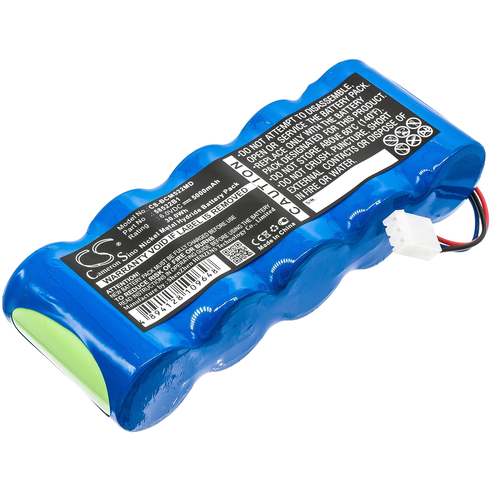 Batteri for medisinsk bruk til BCI Capnocheck plus, Sleeo CO2 Monitor osv.