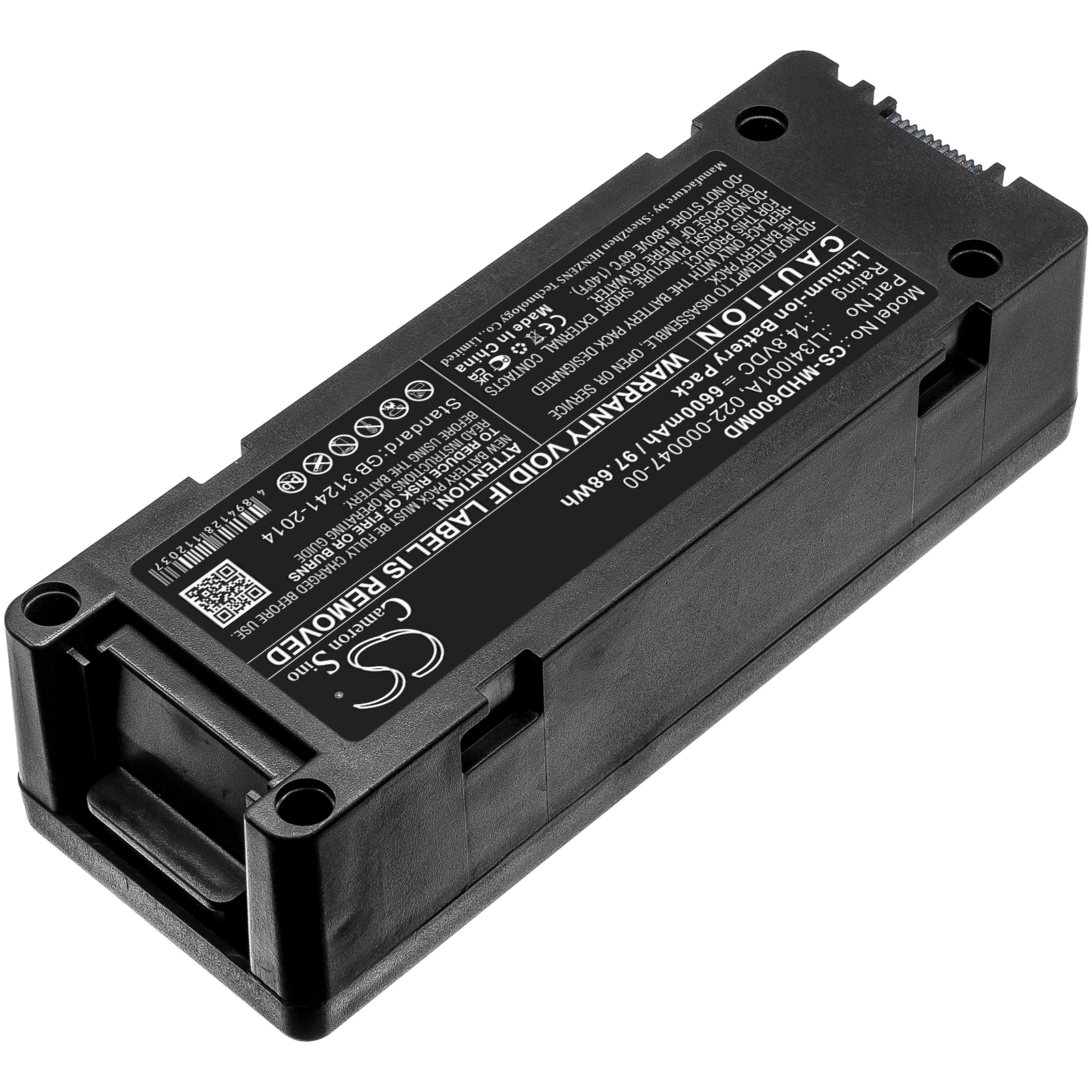 Batteri for medisinsk bruk for Mindray BeneHeart D6, D6, BeneHeart Z5 og andre.