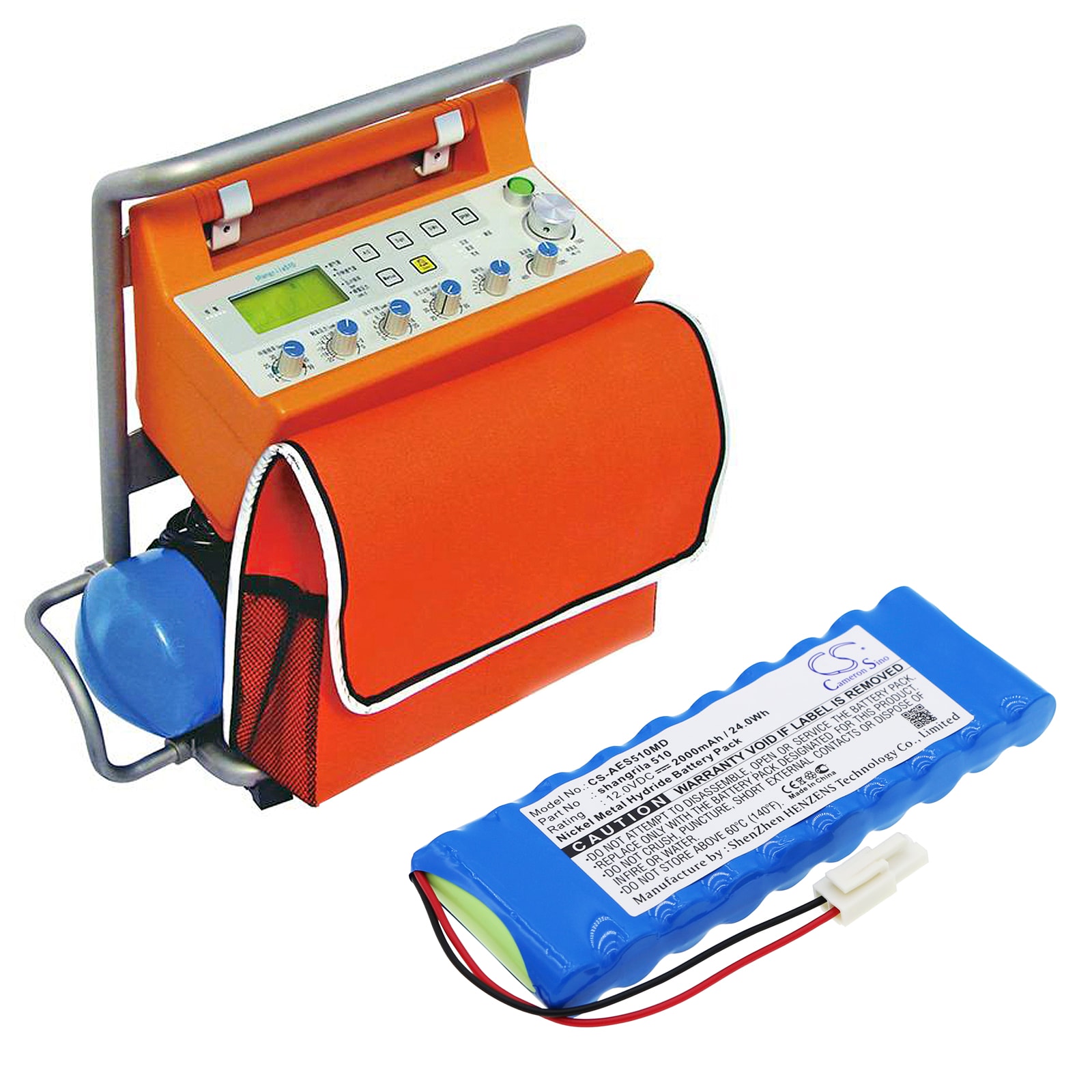 Batteri for medisinsk for Aeonmed shangrila 510