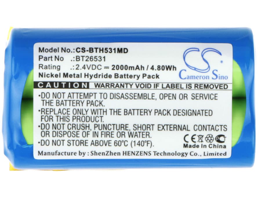 Batteri for medisinsk bruk for BrandTech accu-jet, accu-jet pipettekontroller