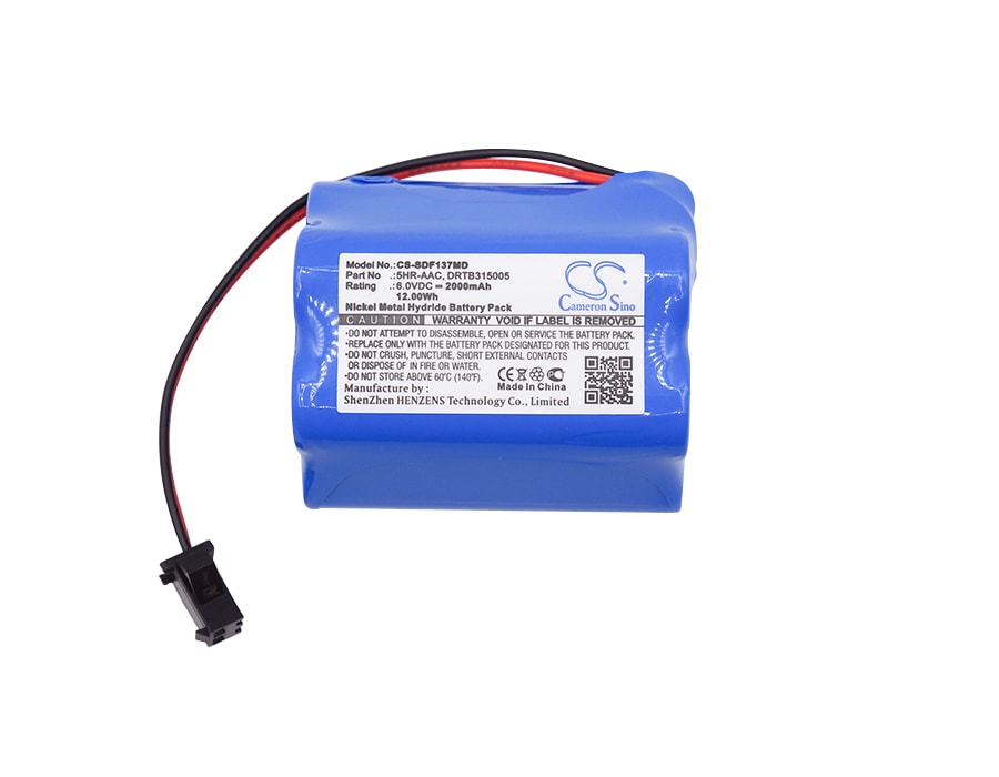 Batteri for medisinsk bruk for Sanyo MDF-137, MDF-U333, MDF-U537 og andre.
