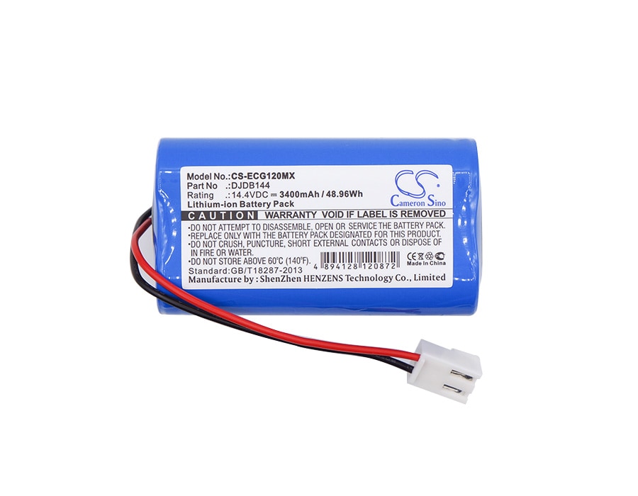 Batteri for medisinsk bruk for CMICS DJDB1200, ECG-11D, DJDB etc.