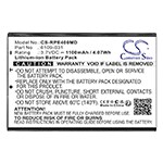 Batteri for medisinsk bruk for MettlerToledo E4 XLS+