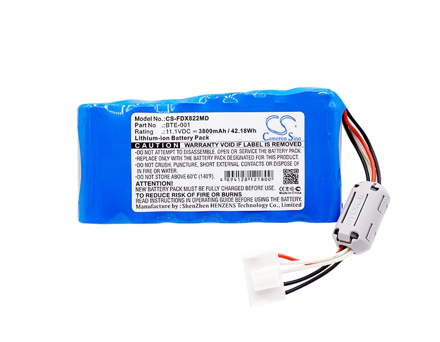 Batteri for medisinsk bruk for Fukuda Cardimax FX-8222, FX-8222, FX-8322 osv.