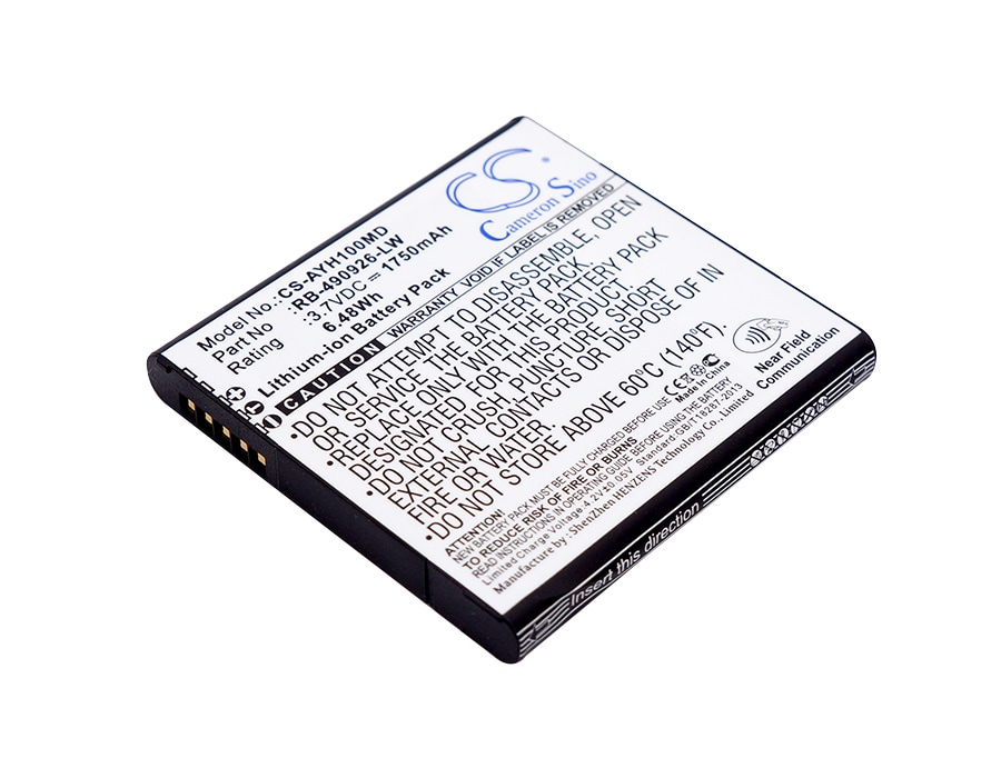 Batteri for medisinsk bruk for Ascom Myco, Myco SH1 VoWiFi, SH1-ABAA og andre.