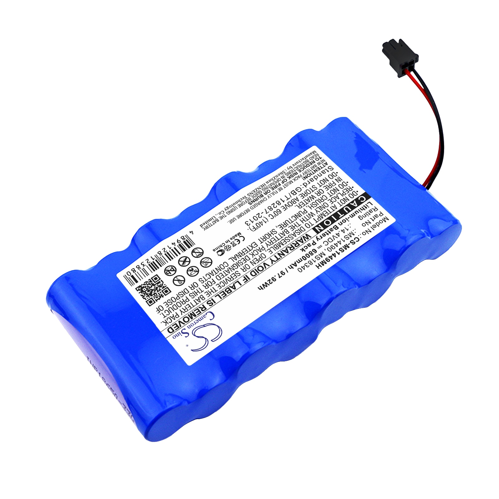 Batteri for medisinsk bruk for Critikon-systemene Dinamap Plus 8710, Dinamap Plus 8720