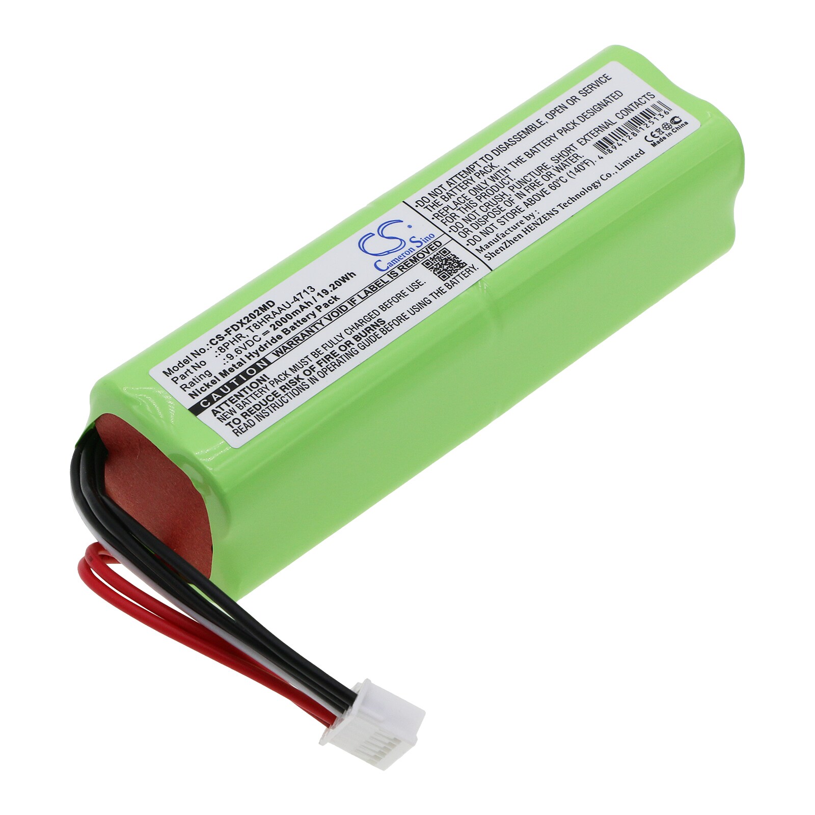 Batteri for medisinsk bruk for Fukuda EKG FX-2201, EKG FX-7202, EKG FX-7201 og andre.