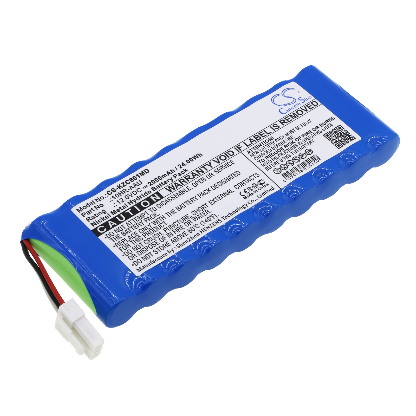 Batteri for medisinsk for Suzuken Kenz ECG 305, Kenz ECG-305