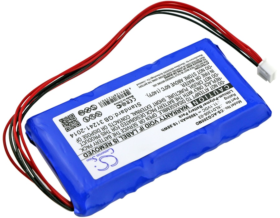 Batteri for medisinsk bruk for EDANINS ECG-3B, BPM-E305