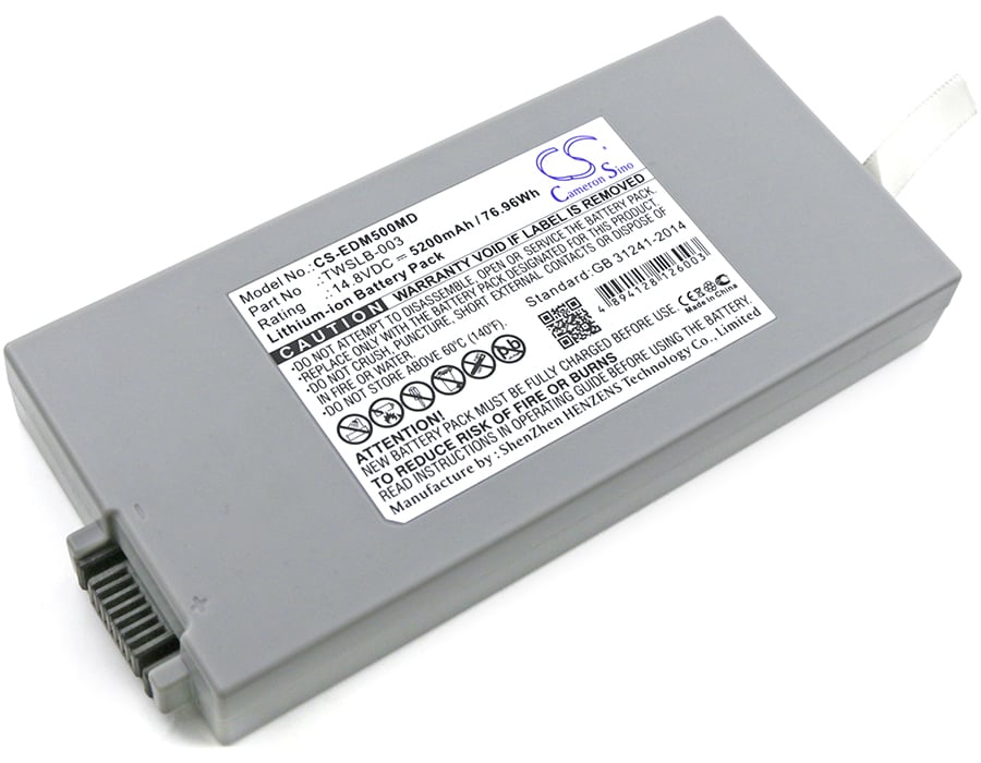 Batteri for medisinsk bruk til Drager Vista 129, Vista F2, Vista V8 osv.