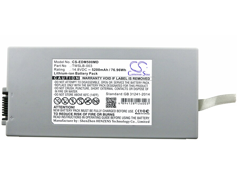 Batteri for medisinsk bruk til Drager Vista 129, Vista F2, Vista V8 osv.