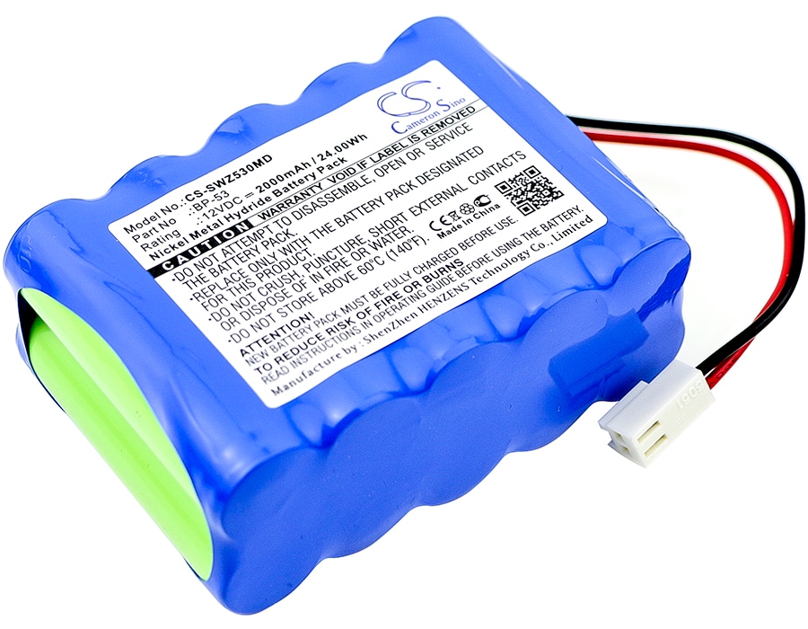 Batteri for medisinsk bruk for Smiths Corporation TOP-5300, TOP Infusion Pumps 2200 og andre.