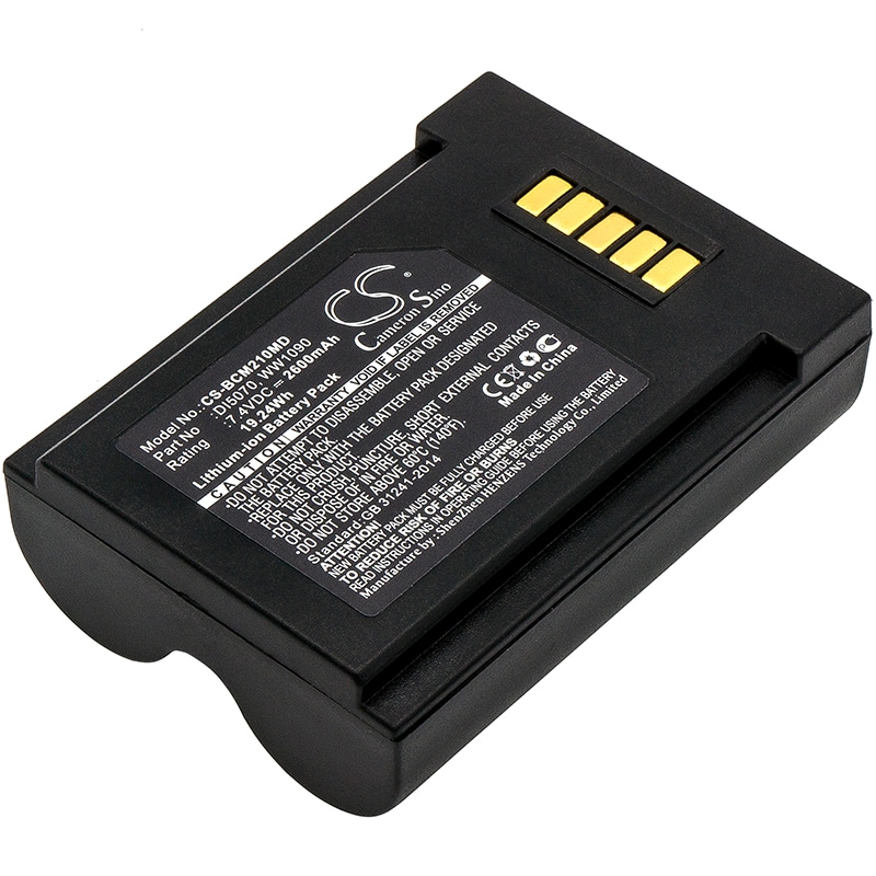 Batteri for medisinsk bruk til BCI SpectrO2 pulsoksymetre, SpectrO2 10, SpectrO2 20 og andre.