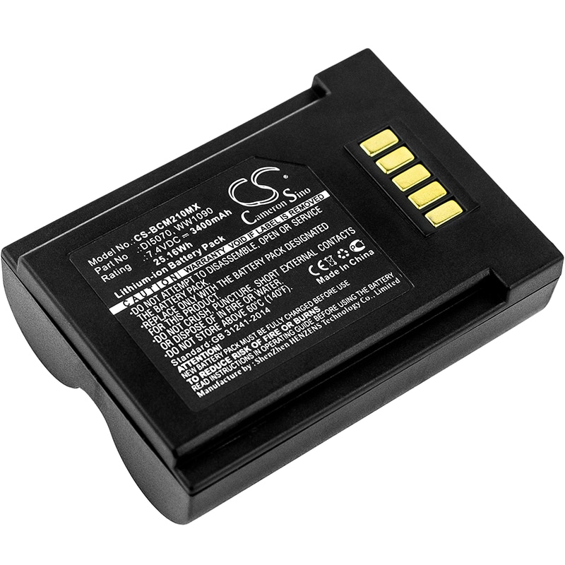 Batteri for medisinsk bruk til BCI SpectrO2 pulsoksymetre, SpectrO2 10, SpectrO2 20 og andre.