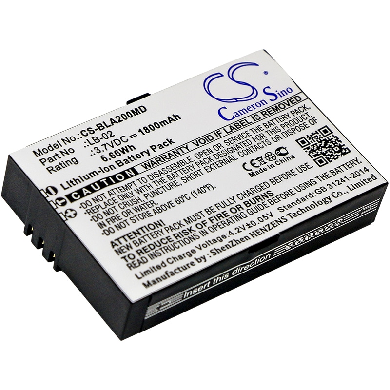 Batteri for medisinsk bruk for BIOLIGHT A2, A3, A4 osv.