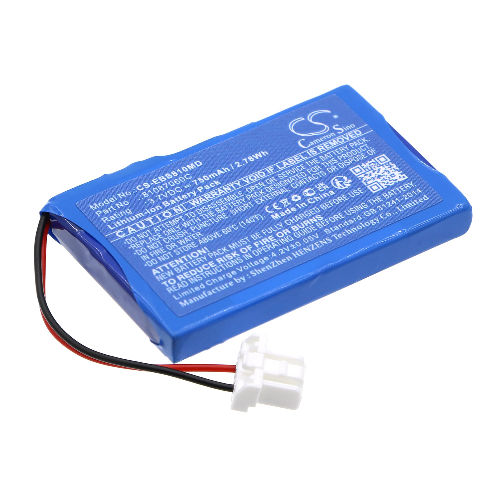 Batteri for medisinsk for eksogen beinstimulator