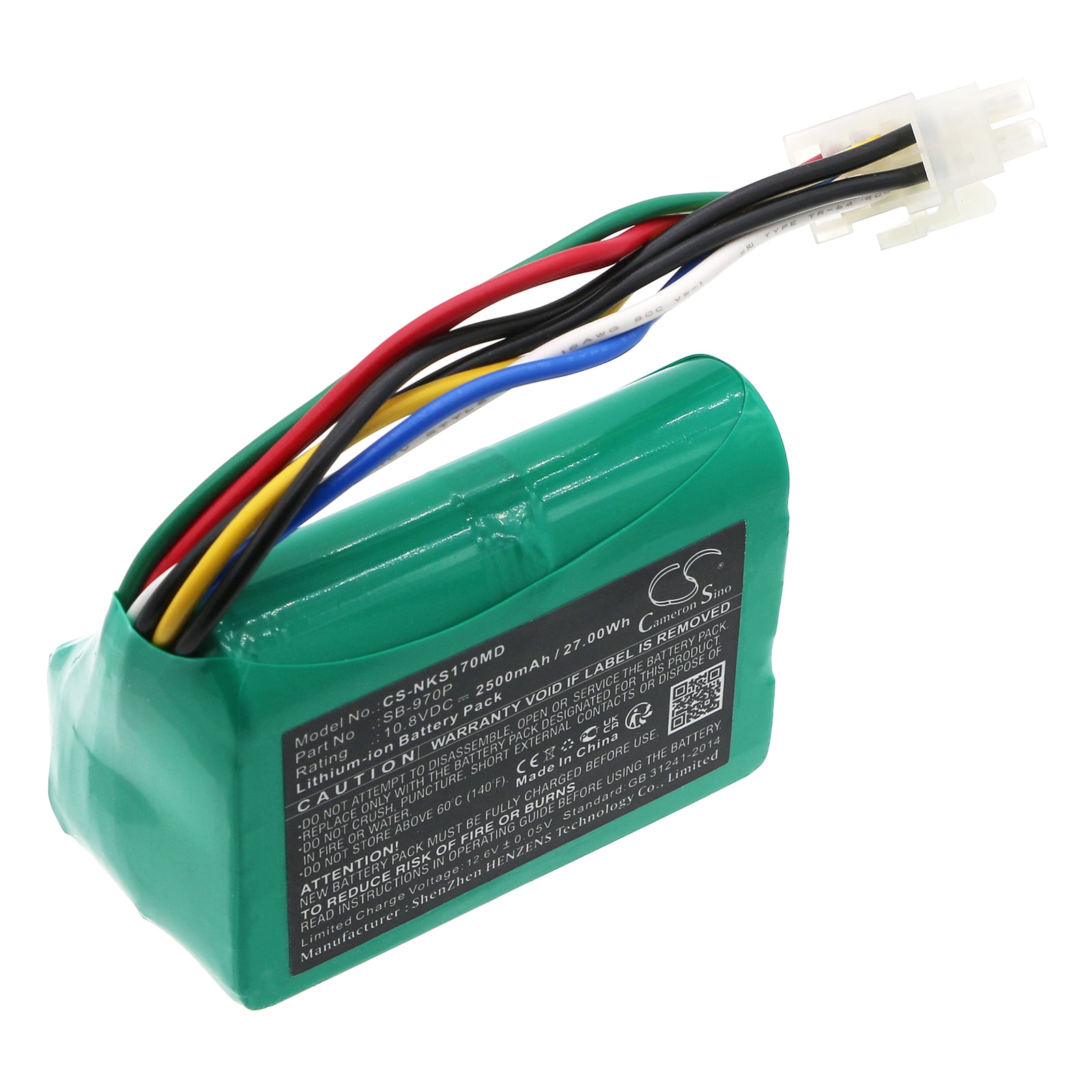Batteri for medisinsk bruk for Nihon Kohden CU-172, CSM-1701-monitor, CSM-1702-monitor