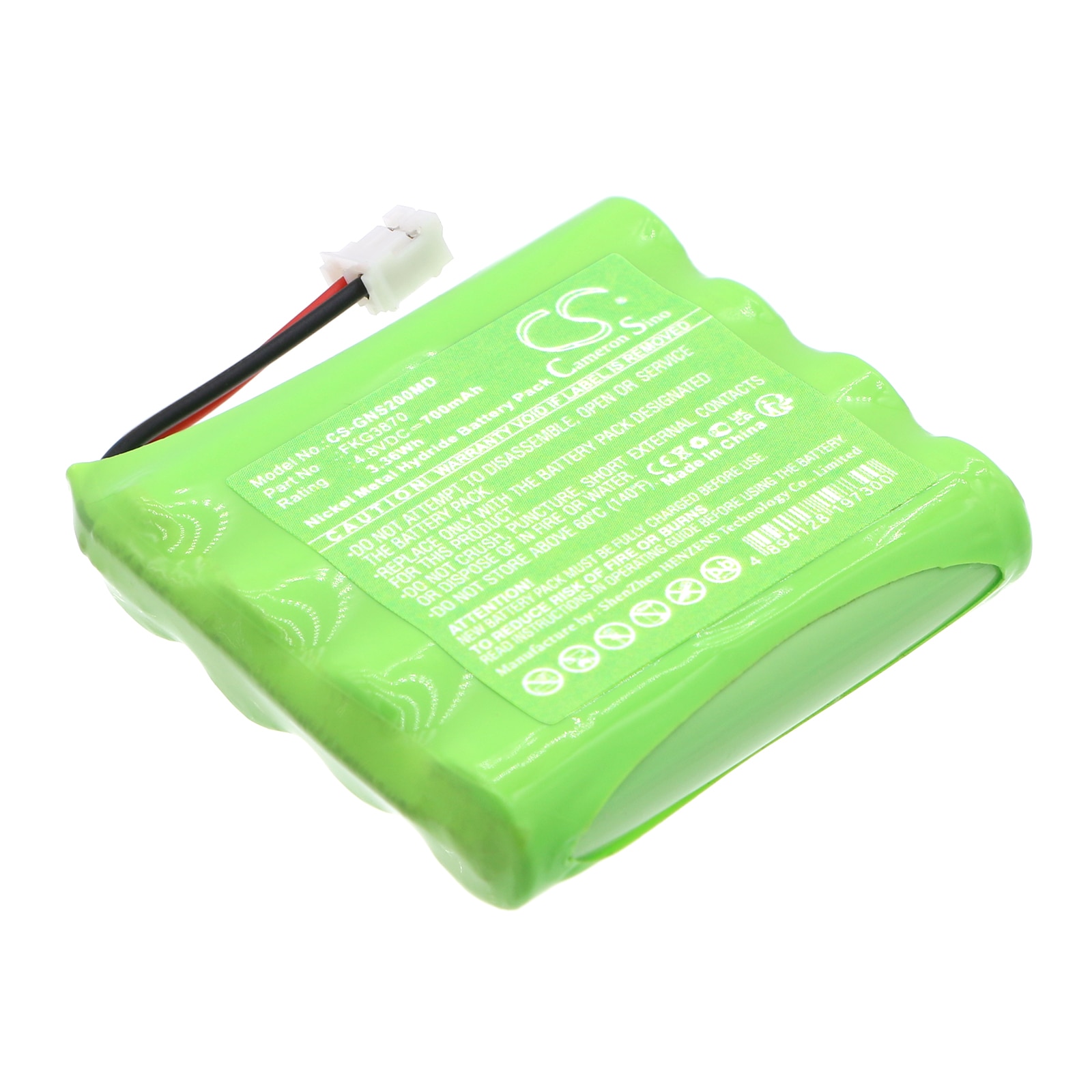 Batteri for medisinsk bruk til Globus Elite SII, Genesy S2, Duo Tens osv.