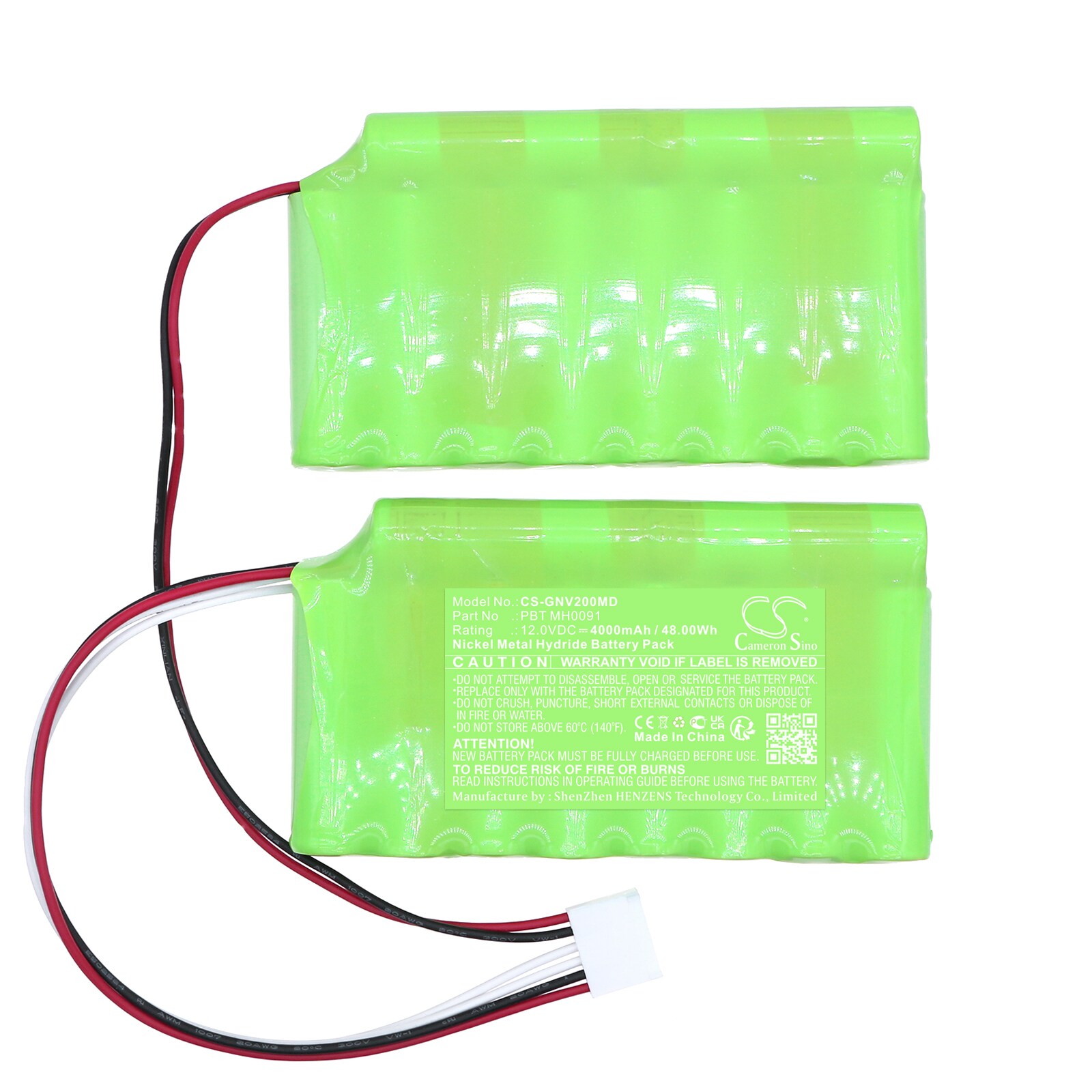 Batteri for medisinsk bruk for Globus TecarVet 2000, MagnetoVet 4000, UltrasoundVet 4000 etc.