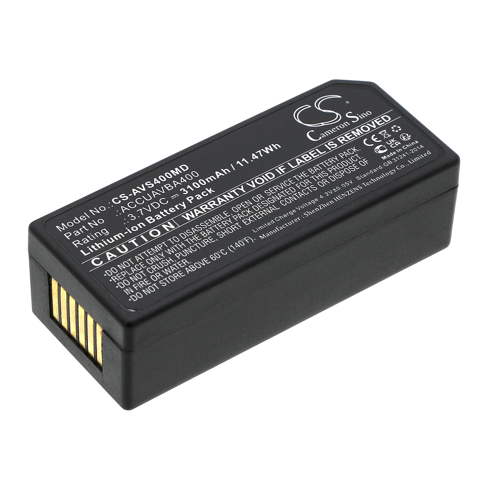Batteri for medisinsk for Viasys Healthcare Veins Accuvein AV400 ANAM-belysningsapparat