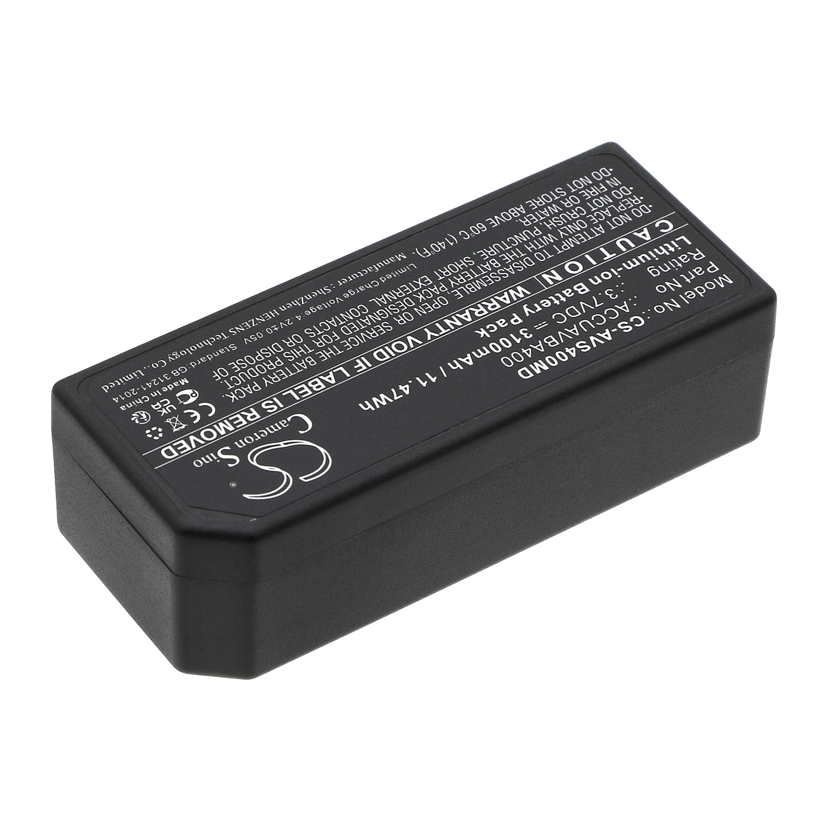 Batteri for medisinsk for Viasys Healthcare Veins Accuvein AV400 ANAM-belysningsapparat