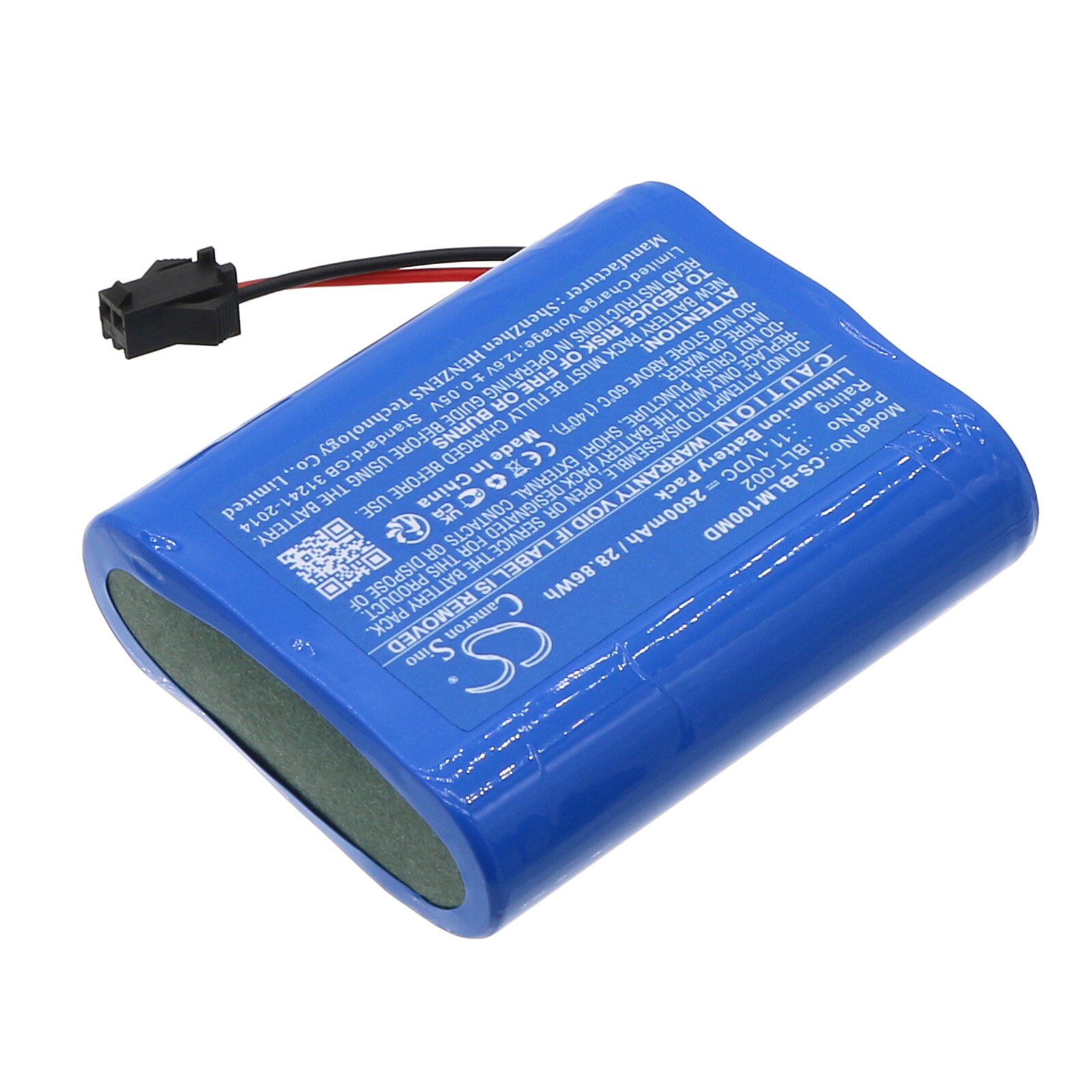 Batteri for medisinsk bruk for Biolight BLT M1000