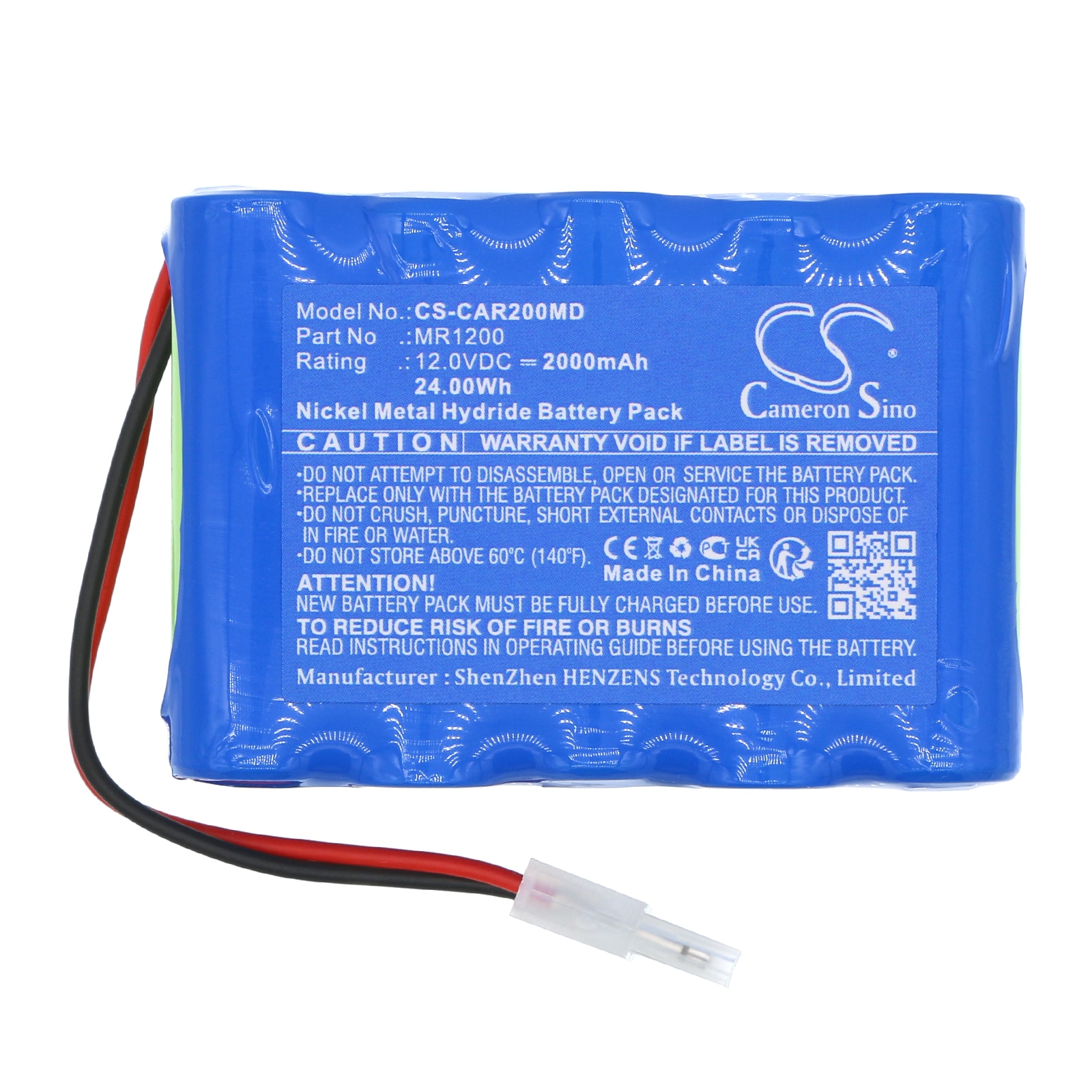 Batteri for medisinsk bruk for Cardioline ECG200L, ECG200S