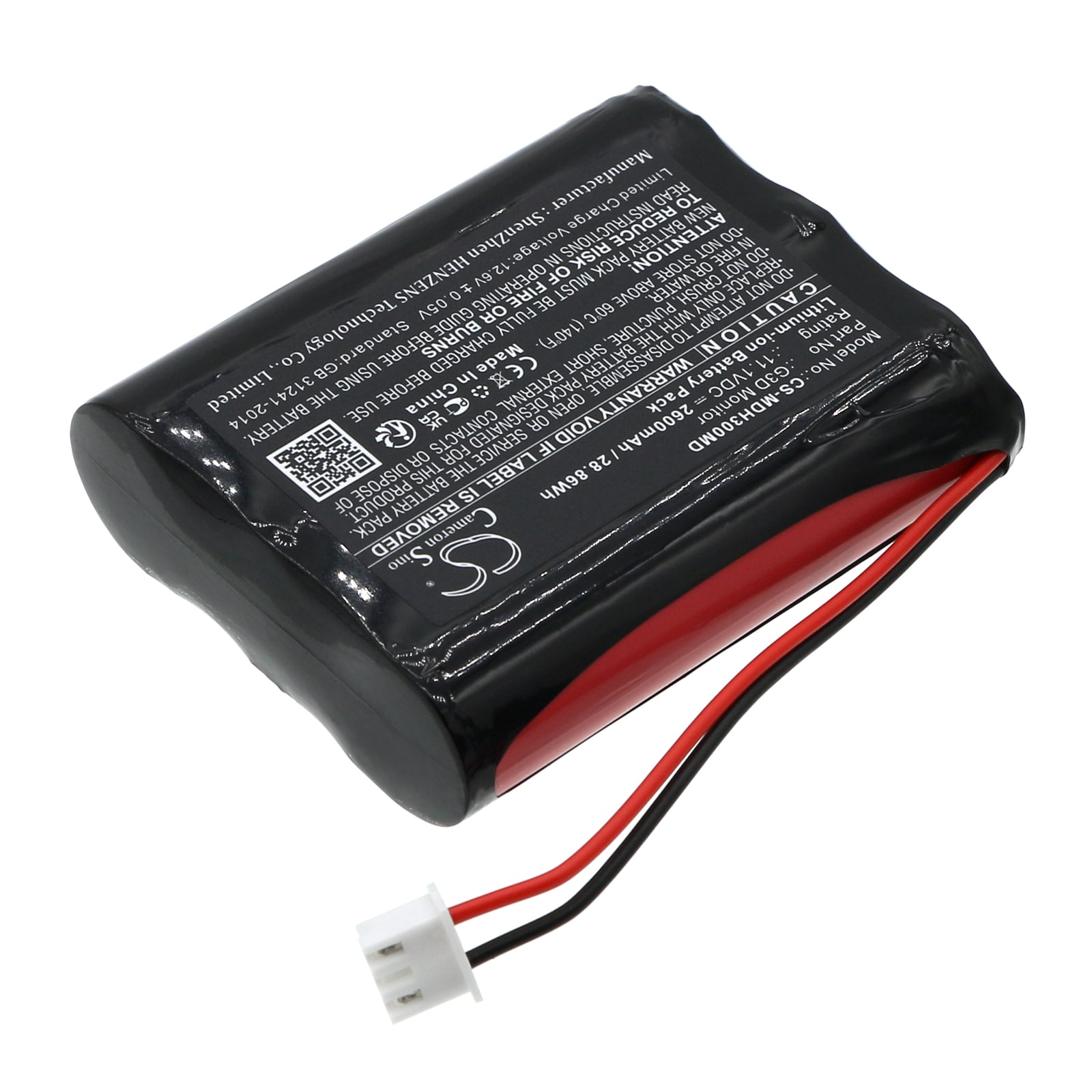 Batteri for medisinsk utstyr til Meditech G3D Monitor
