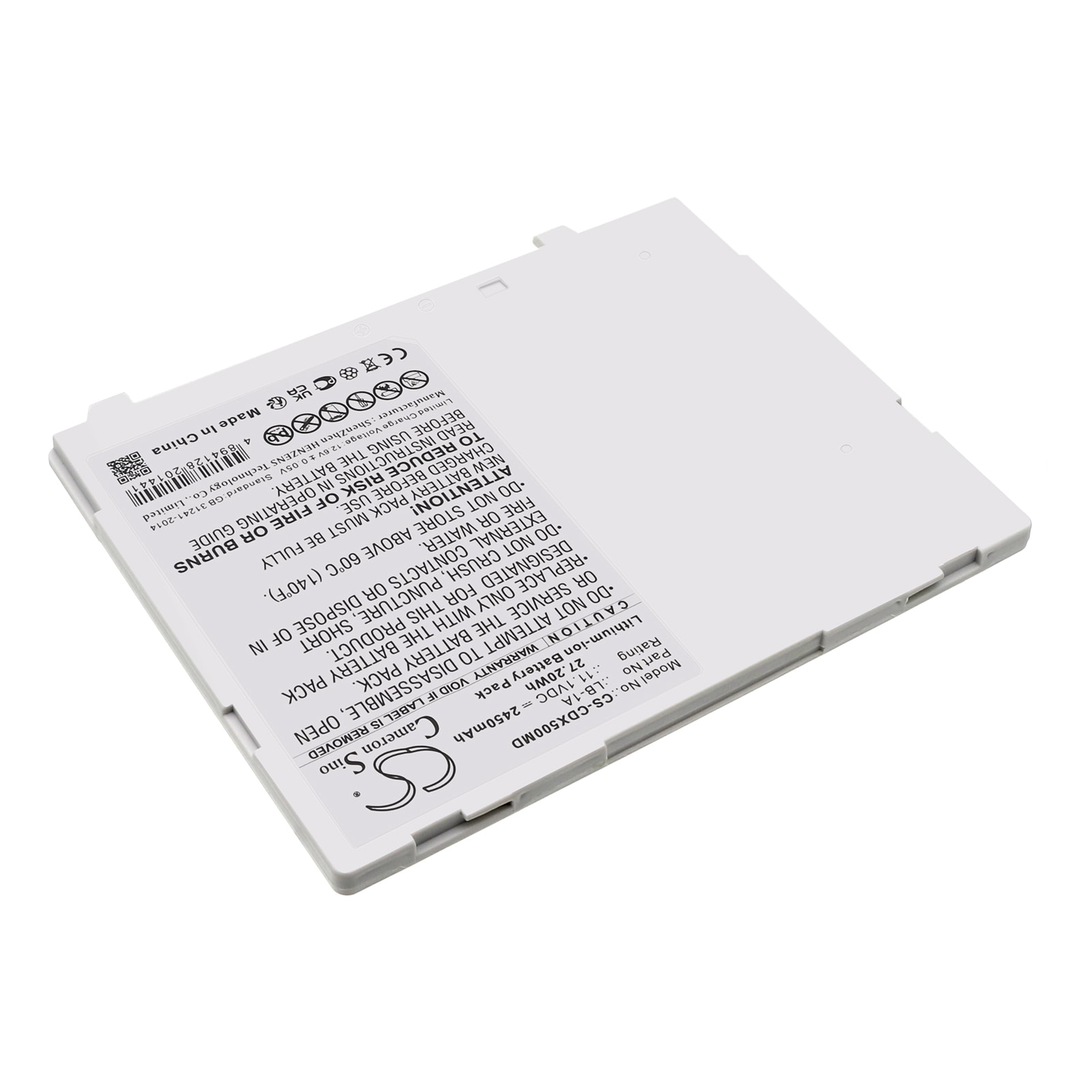 Batteri for medisinsk bruk for Canon CXDI-70C, CXDI-701C DR, CXDI-70C DR og andre.