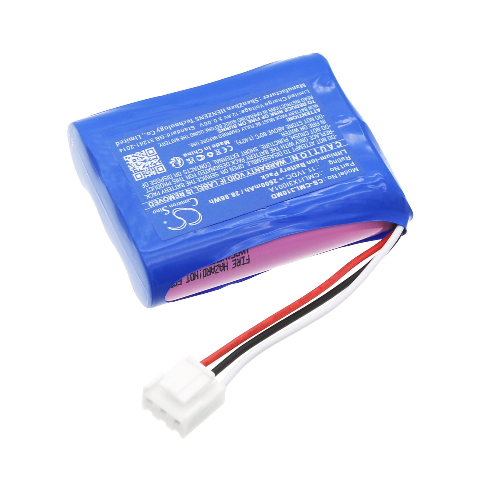 Batteri for medisinsk bruk for COMEN Synhas