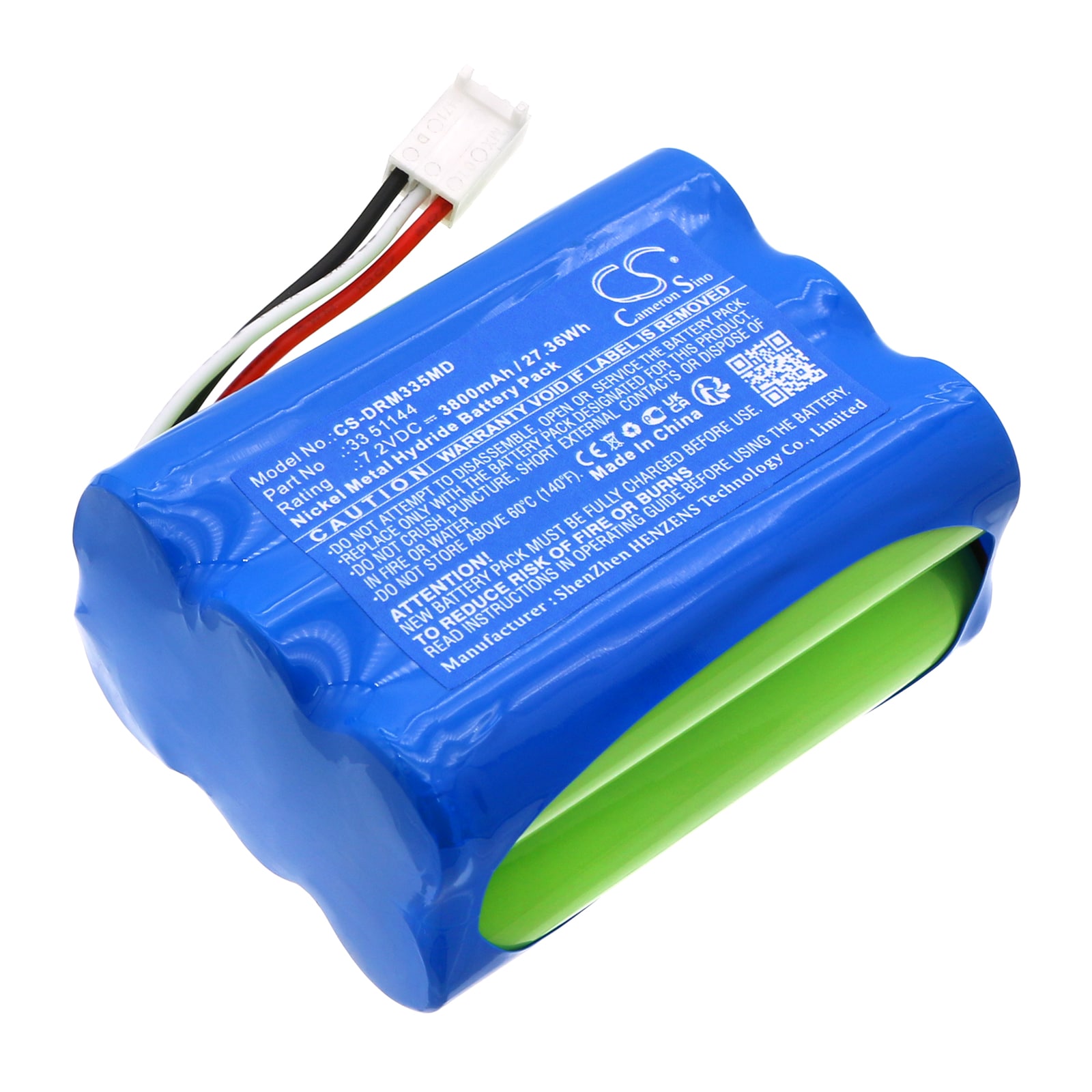Batteri for medisinsk bruk for Drager PSS Merlin