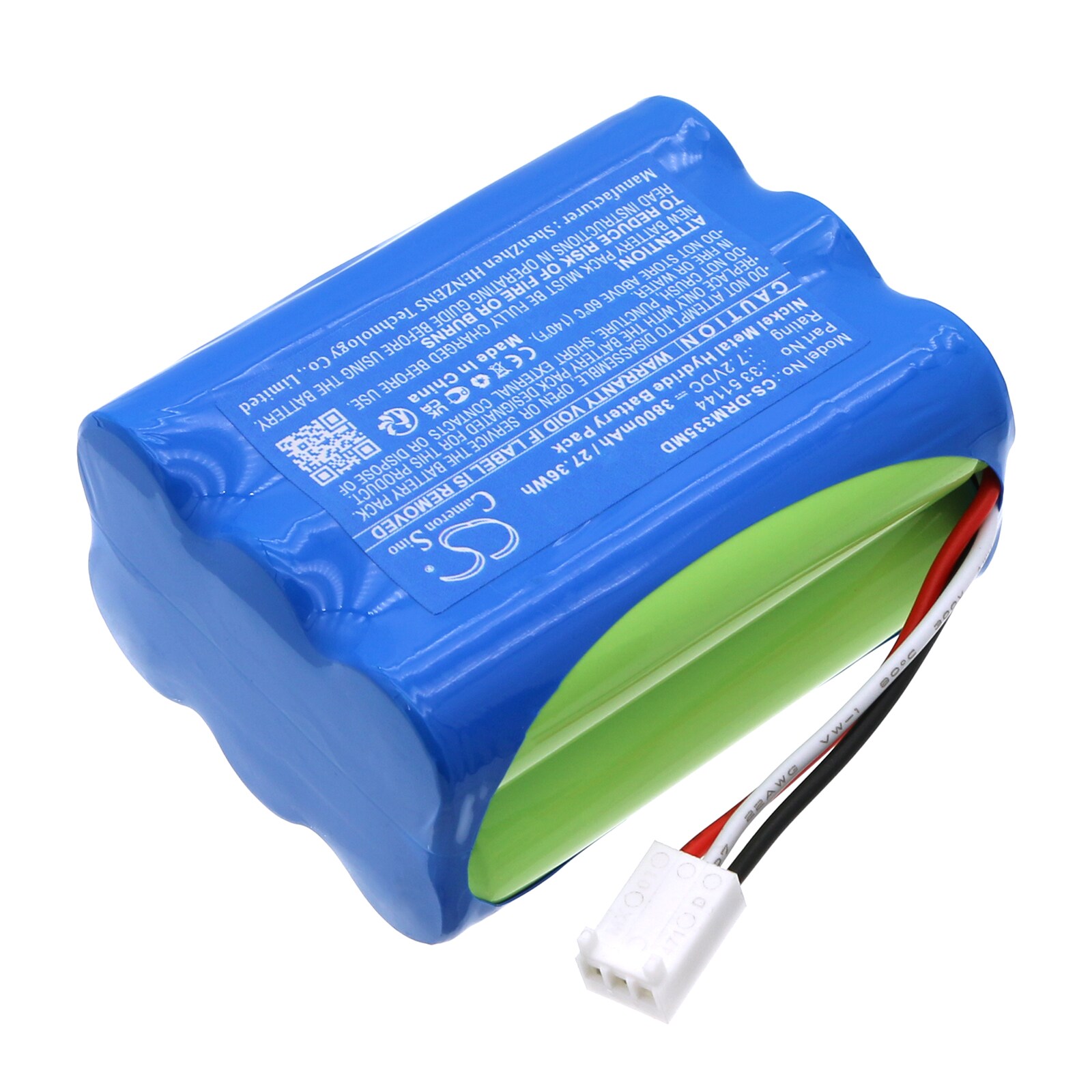 Batteri for medisinsk bruk for Drager PSS Merlin