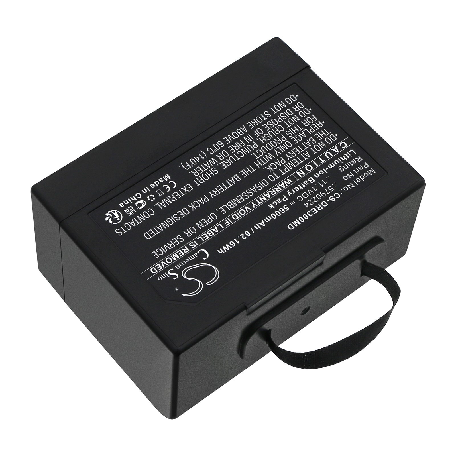 Batteri for medisinsk bruk for Drager Oxylog VE300