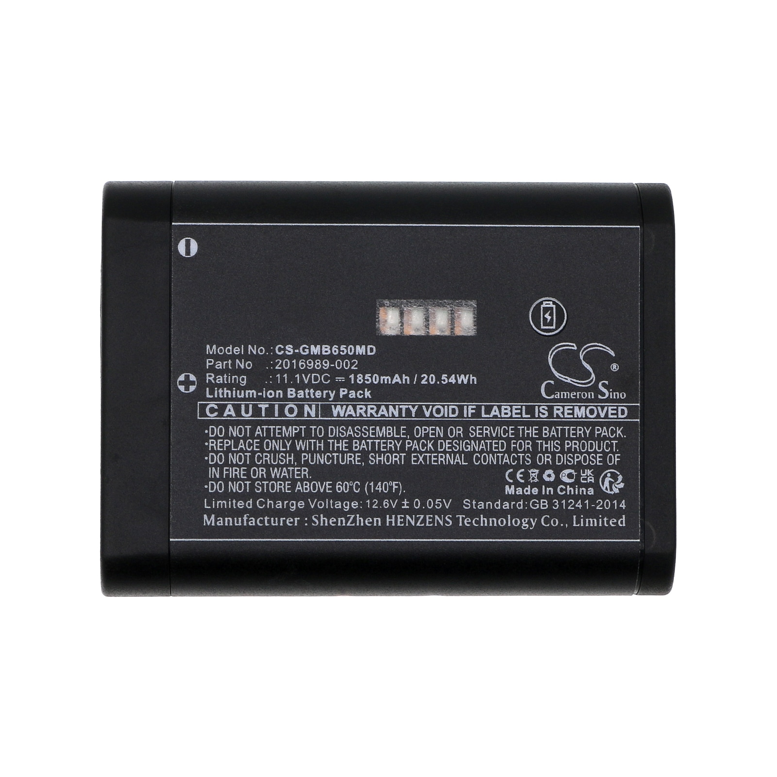 Batteri for medisinsk bruk for GE Dash Mini, B650, B850 osv.