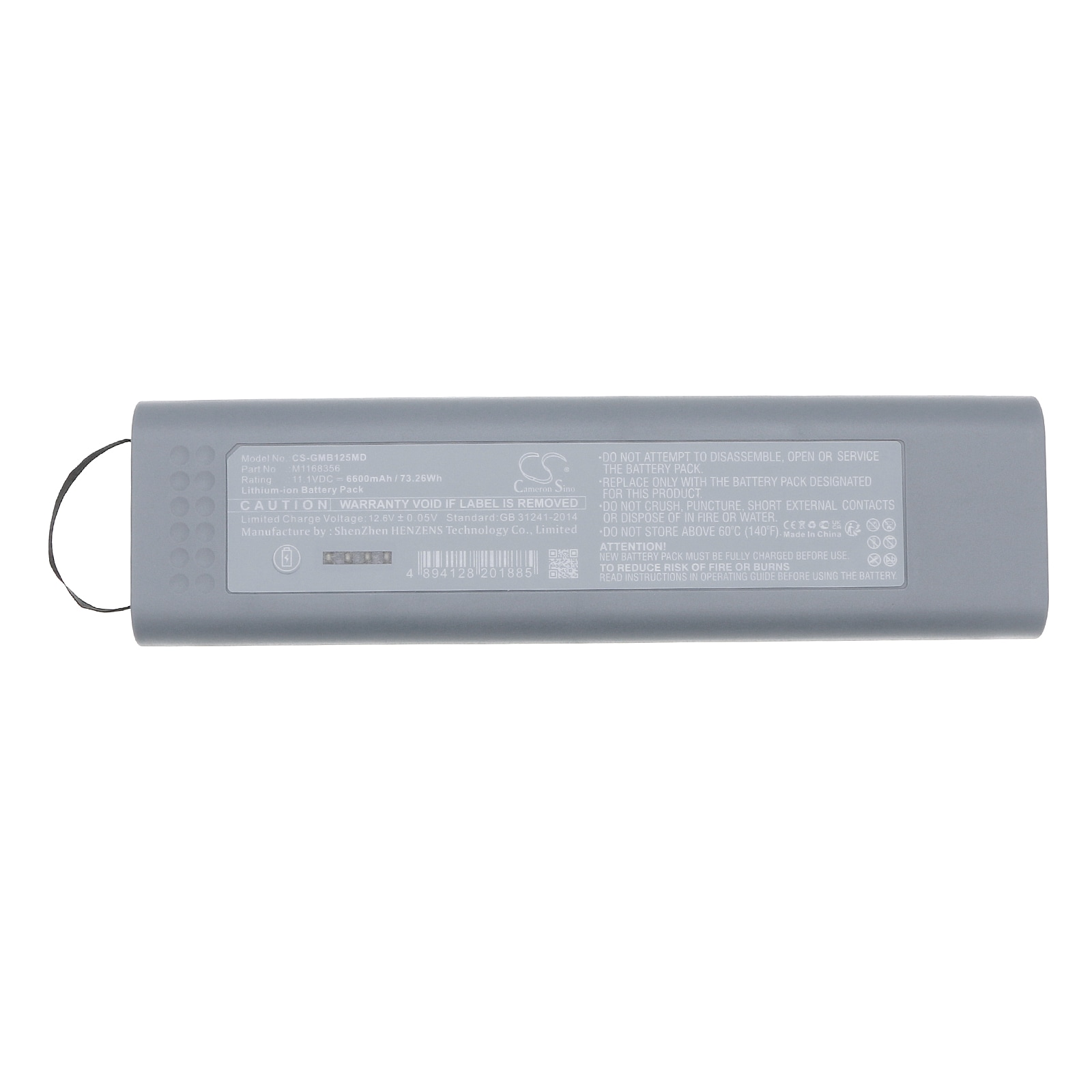 Batteri til medisinsk bruk for GE Carescape B650 Monitor, Carescape B105 Monitor osv.