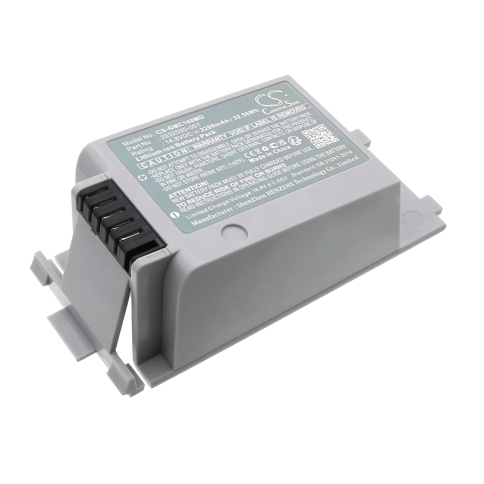 Batteri for medisinsk bruk for GE Mac 1600, EKG Mac 1600